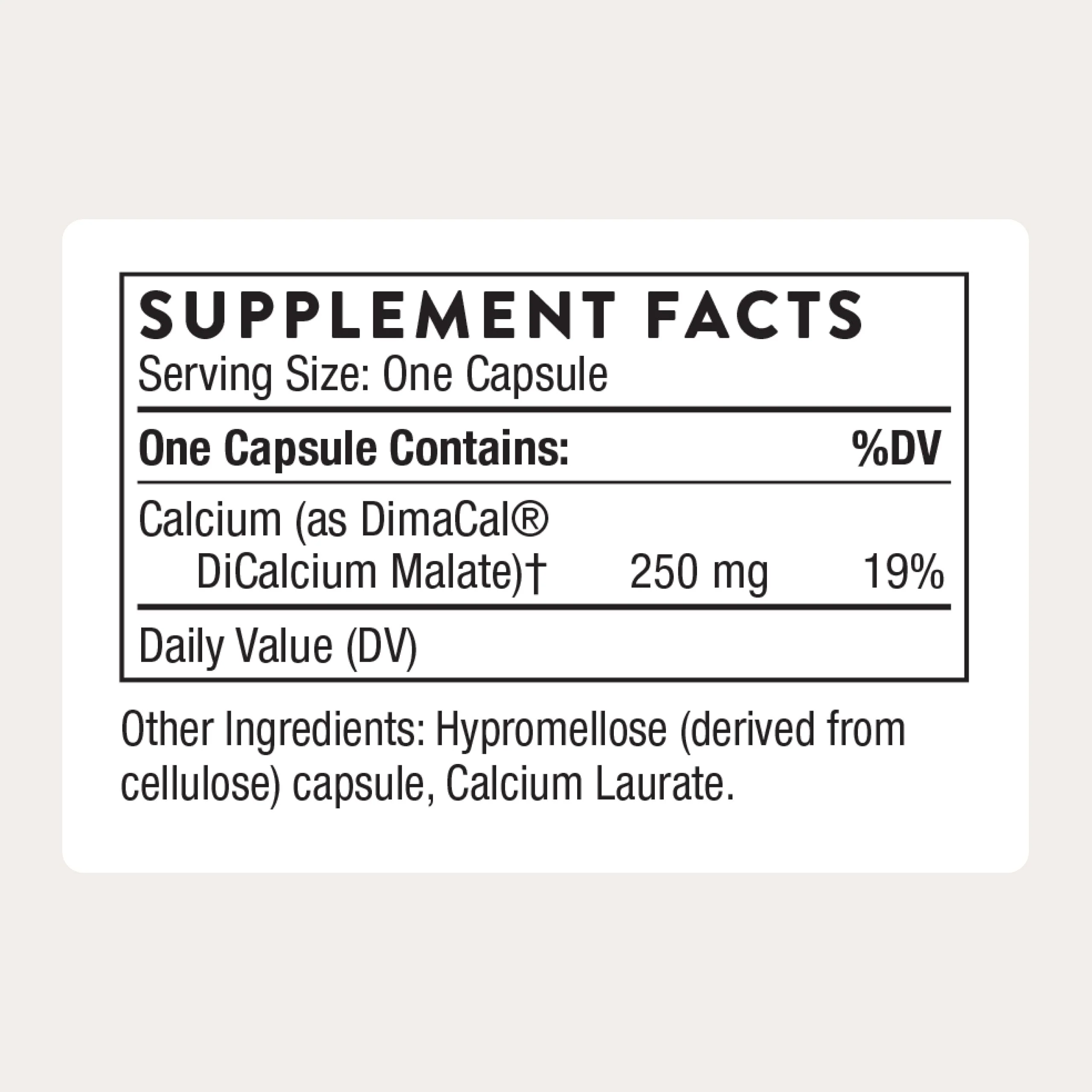 THORNE - Calcium - (Formerly DiCalcium Malate) - Chelated Calcium for Enhanced Absorption with DimaCal for Bone Density Support* - 120 Capsules - Image 8