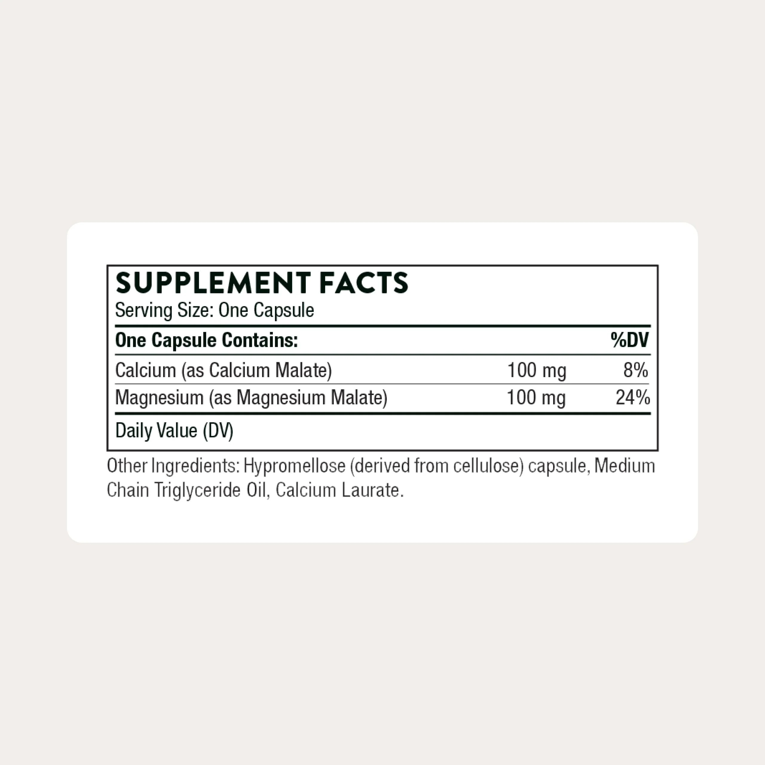 THORNE - Calcium-Magnesium Malate - Gluten-Free Supplement with Magnesium & Calcium Supports Bone Health & Muscle Fatigue* - 240 Capsules - Image 8