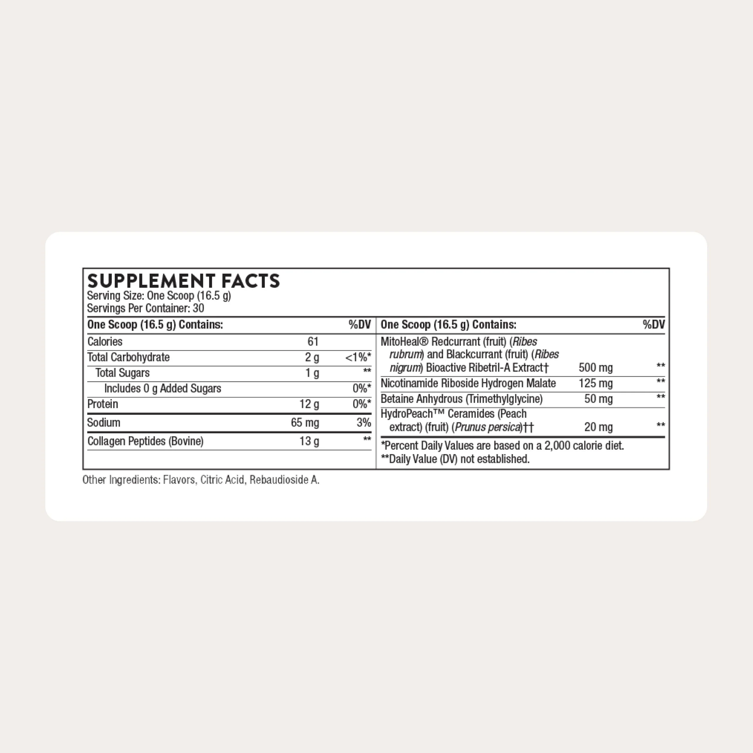 THORNE - Collagen Plus - Collagen Peptides Powder with Nicotinamide Riboside & Clinically Studied Ingredients for Skin Texture & Moisture - Healthy Skin, Hair & Nails* - 17.5 Oz - 30 Servings - Image 8