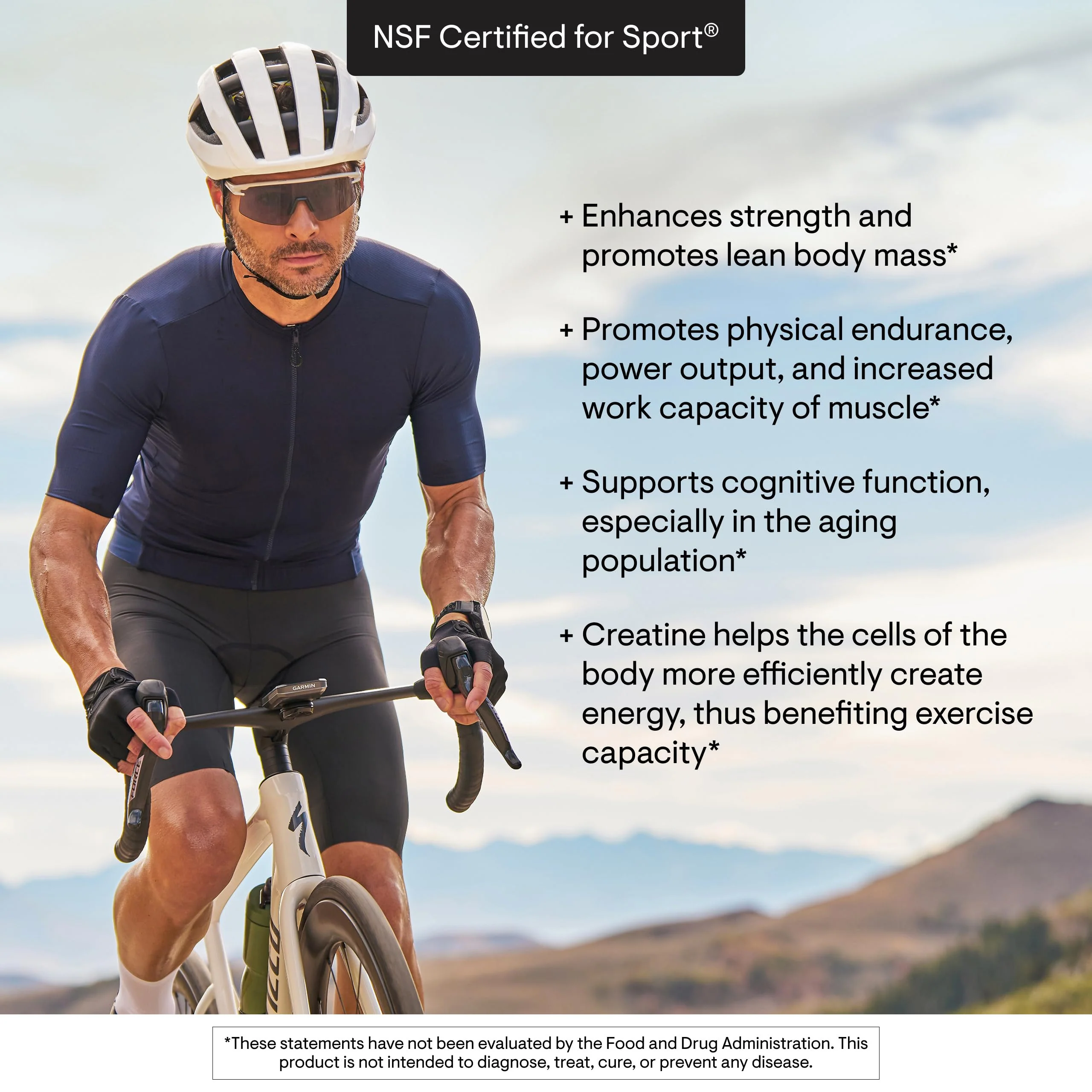 THORNE Creatine - Micronized Creatine Monohydrate Powder - Support for Muscles & Cognitive Function* - for Women & Men - Unflavored - NSF Certified for Sport - 5 g per Serving - 90 Servings - Image 6