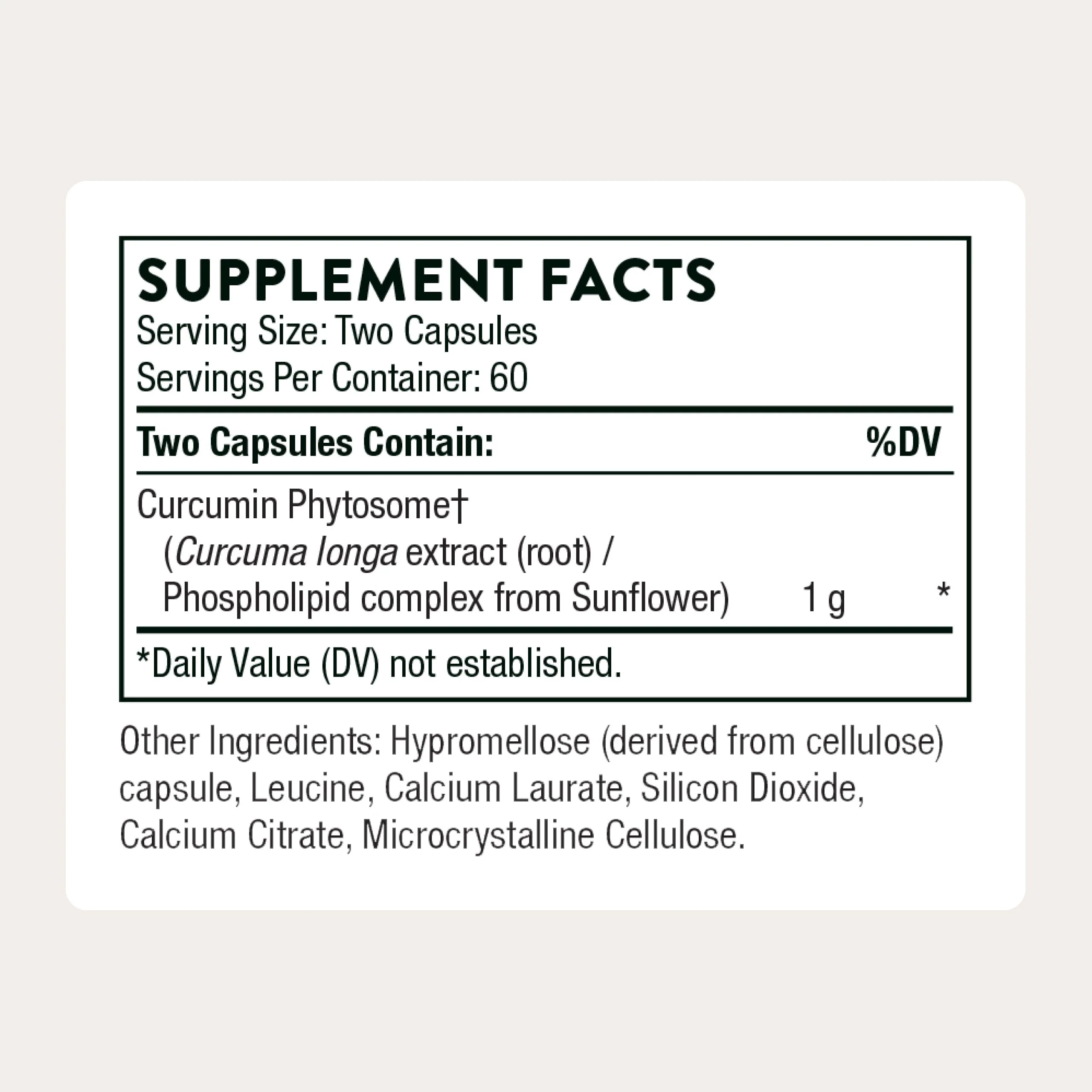 THORNE - Curcumin Phytosome 1000 mg (Meriva) - Clinically Studied, High Absorption - Supports Healthy Inflammatory Response in Joints, Muscles, GI Tract, Liver, Brain & Nerves* - 60 Servings - Image 8