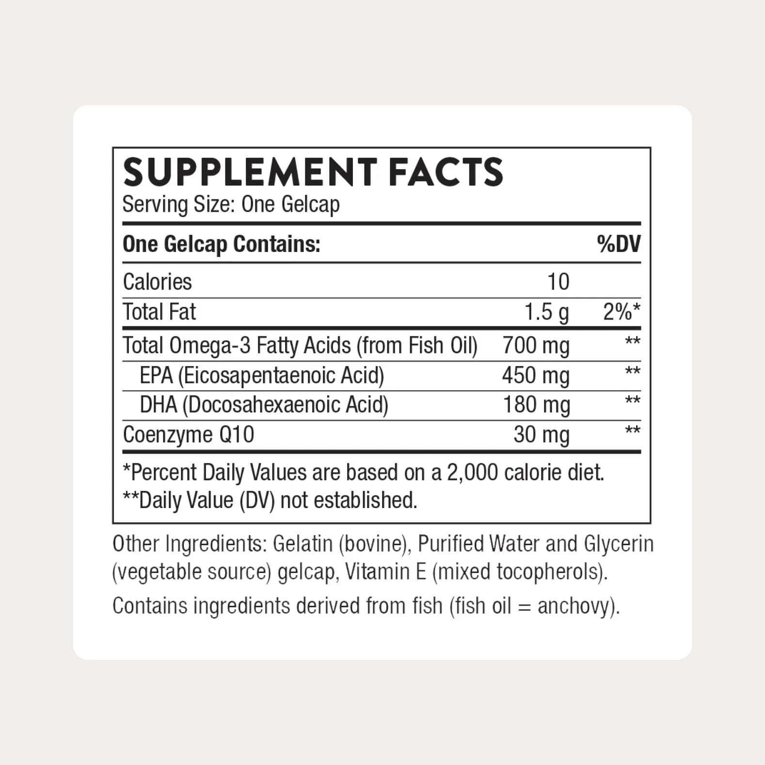 THORNE - Omega-3 with CoQ10 - Omega-3 Fatty Acids Supplement with CoQ10 - EPA and DHA - 90 Gelcaps - Image 8
