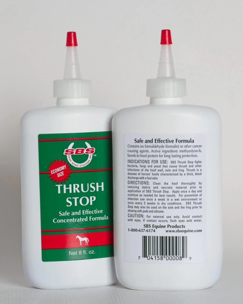 THRUSH STOP SBS Equine Thrush Treatment for Horses for The Finest Horse Care | The Horse-Journal’s Product of The Year and #1 Pick Against Hoof Thrush (8 Fluid Oz) - Image 2