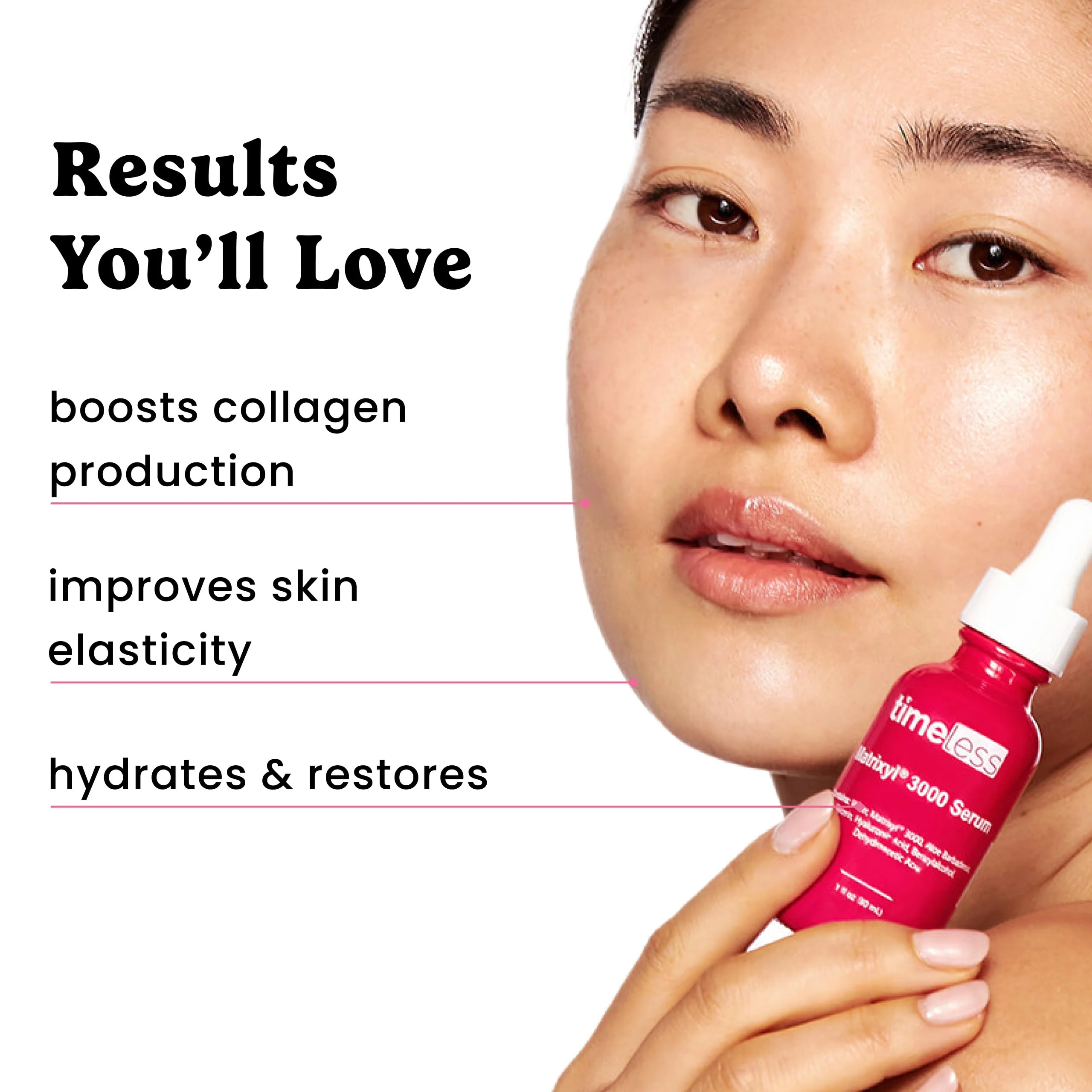 Timeless Skin Care Matrixyl 3000 Serum - Personal Care Face Serum Supports Hydration - with Hyaluronic Acid - Fragrance-Free - for Skin Care - 1 oz (Pack of 2) - Image 4