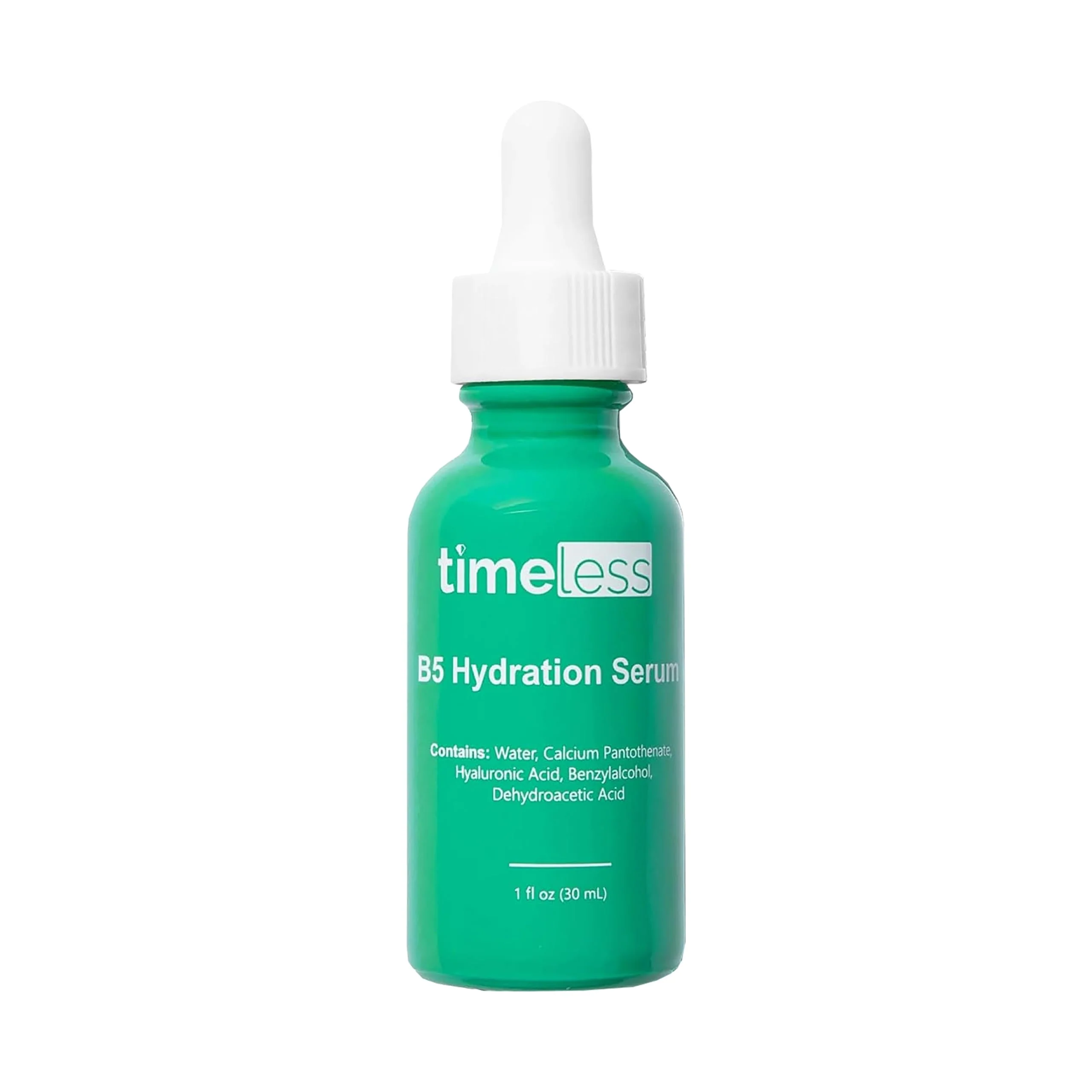 Timeless Skin Care Vitamin B5 Serum - Hydrating Face Serum with Hyaluronic Acid - Oil-Free - for Oily Skin - Fragrance-Free - 1 oz