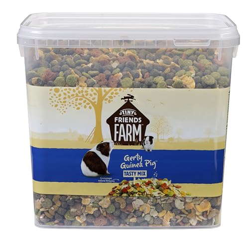 Tiny Friends Farm Gerty Guinea Pig Tasty Mix 10lbs Bucket - Image 5