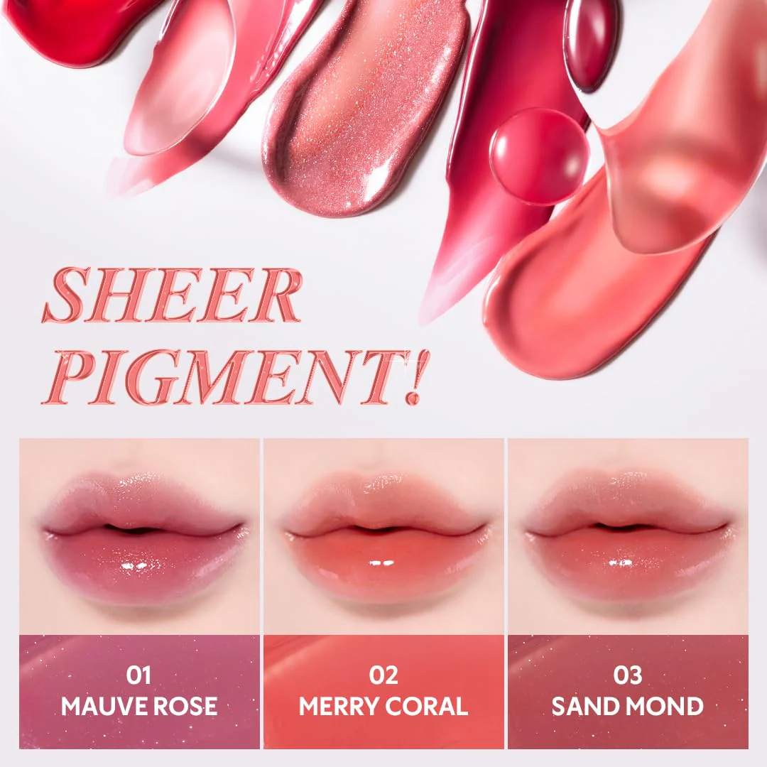 TIRTIR Waterism Tinted Lip Gloss #02 Merry Coral, 0.14 Fl Oz – Kiss Ready Lipgloss, 12H Long Lasting Non Sticky Natural Tinted Glow Korean Multiuse Cheek and Lip Tint for Women gift - Image 11