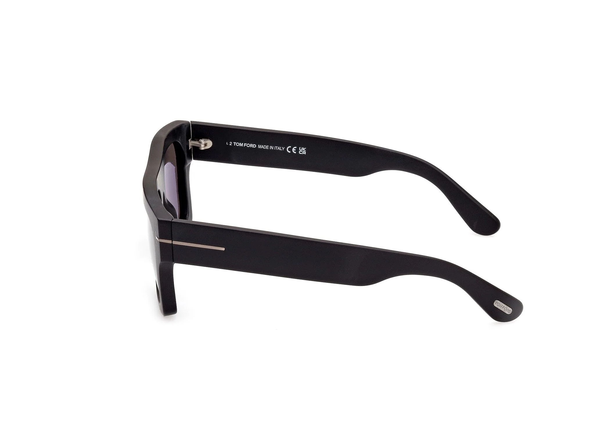 Tom Ford FAUSTO FT 0711-N Matte Black/Smoke 53/20/145 unisex Sunglasses - Image 8