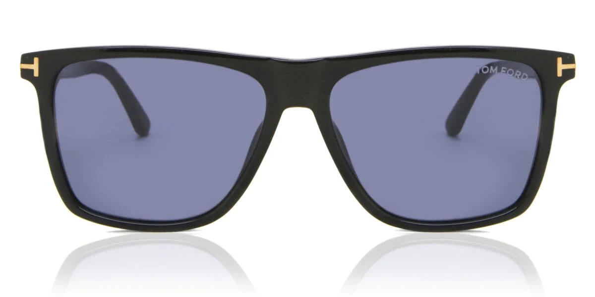 Tom Ford FLETCHER FT 0832 Shiny Black/Blue 57/15/145 men Sunglasses