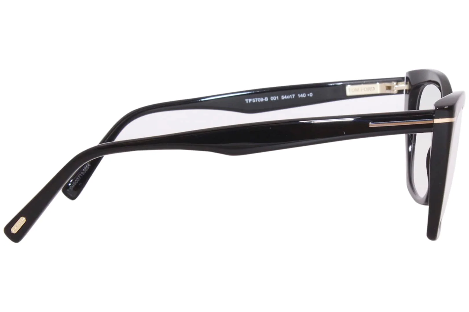 Tom Ford FT 5709-B BLUE BLOCK Shiny Black 54/17/140 women Eyewear Frame - Image 4