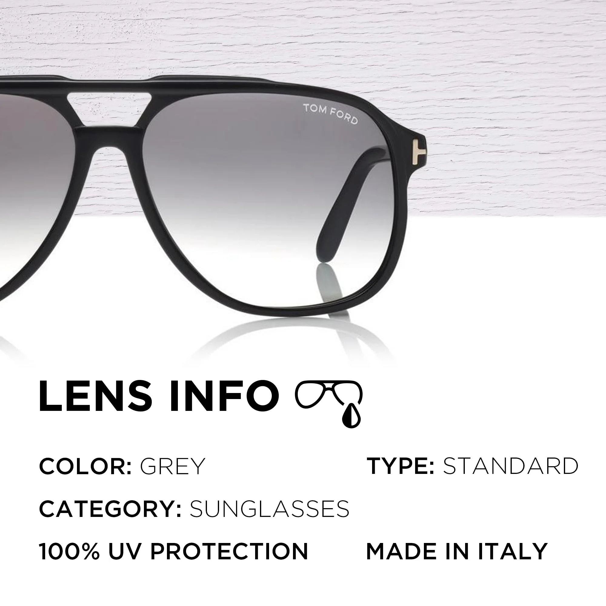 Tom Ford FT0753 RAOUL Navigator Shape Sunglasses With Luxury Eyewear Kit - Image 5