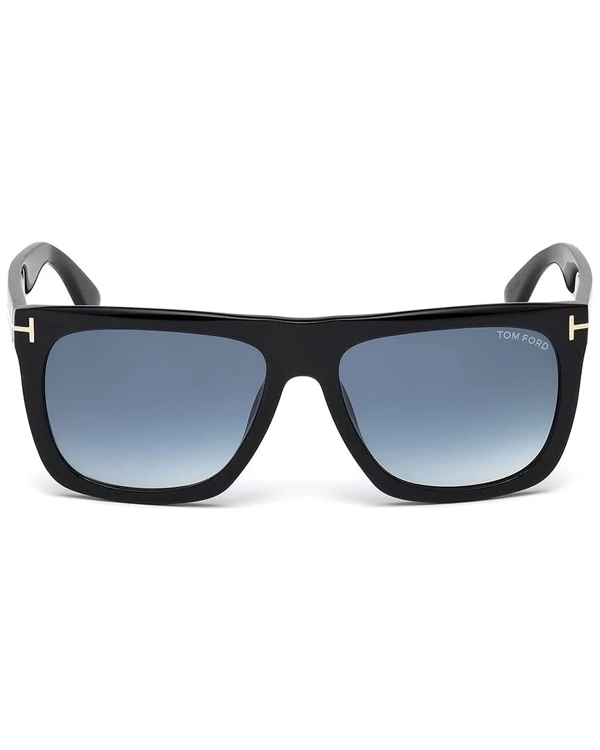 Tom Ford Rectangular Sunglasses TF513 Morgan 01W Black 57mm FT0513 - Image 2