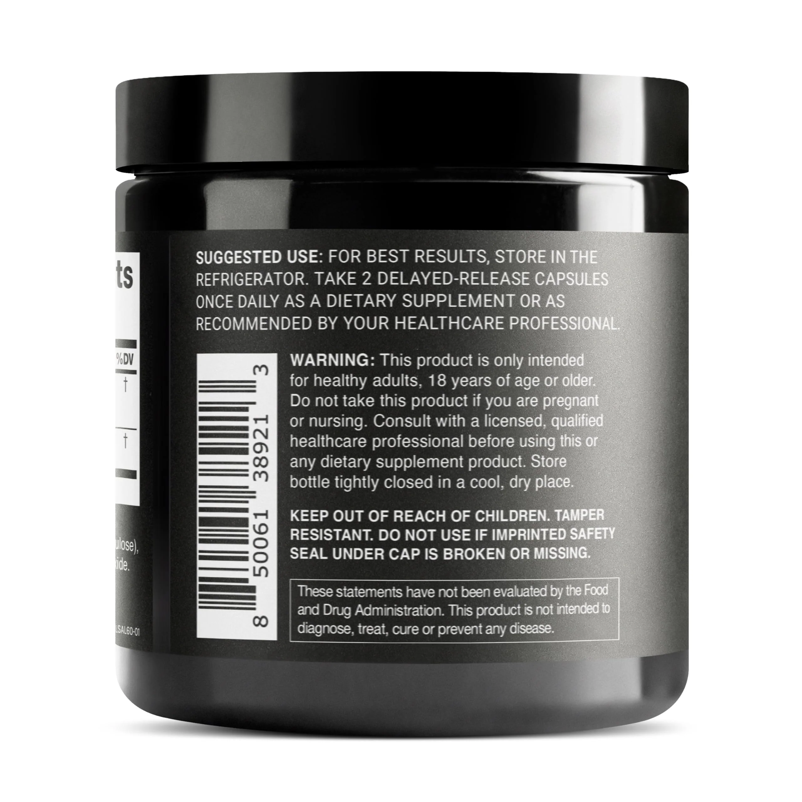 Toniiq 100 Billion CFU Lactobacillus Salivarius Probiotic - Highest Verified CFU Count - Third-Party Lab Tested for Potency - 60 Vegetarian Capsules - 30 Servings - TQ Verified - Image 2