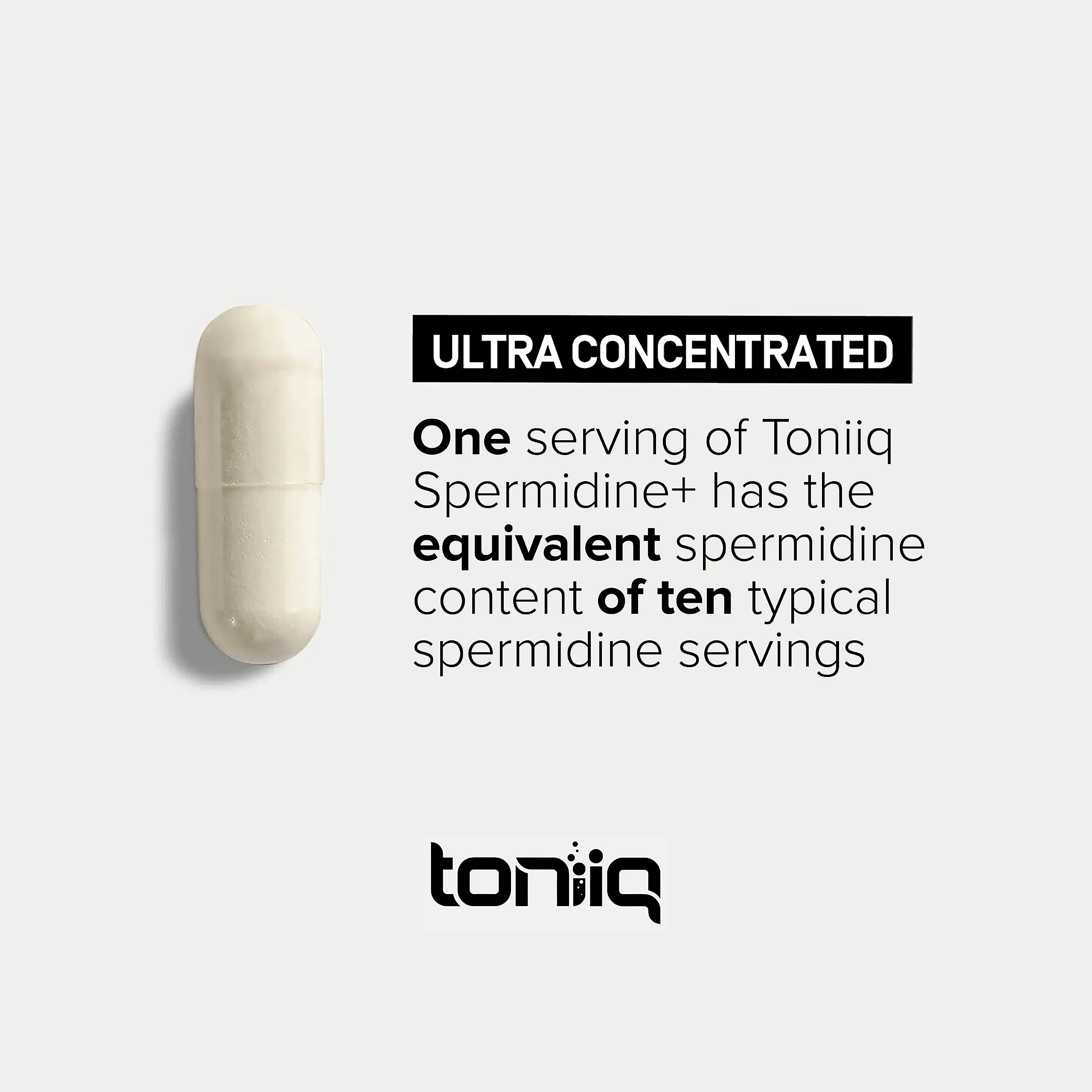 Toniiq 22mg Ultra Concentrated Spermidine Supplement -Spermidine Supplements for Men and Women - Rice Germ Extract and Trihydrochloride Complex Blend - 60 Vegetarian Capsules - 30 Servings - Image 7