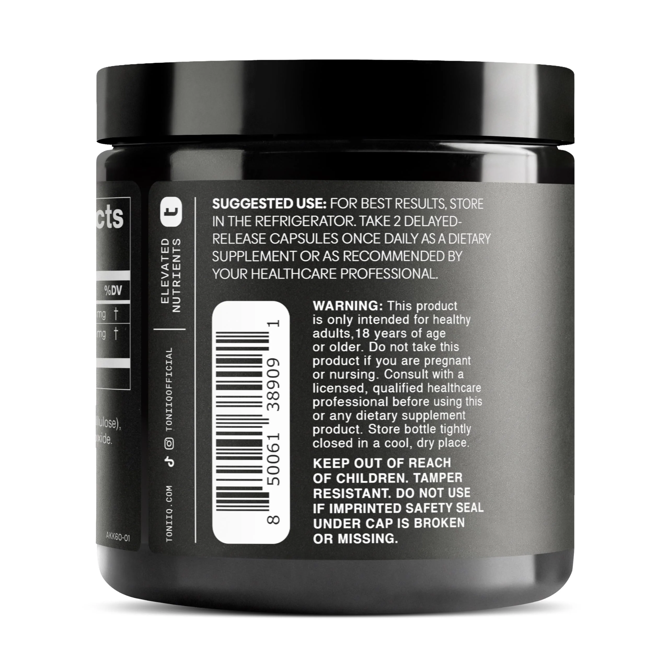 Toniiq Akkermansia Probiotic – 10 Billion TFU – Supports Gut Health & GLP-1 Activity - Image 2