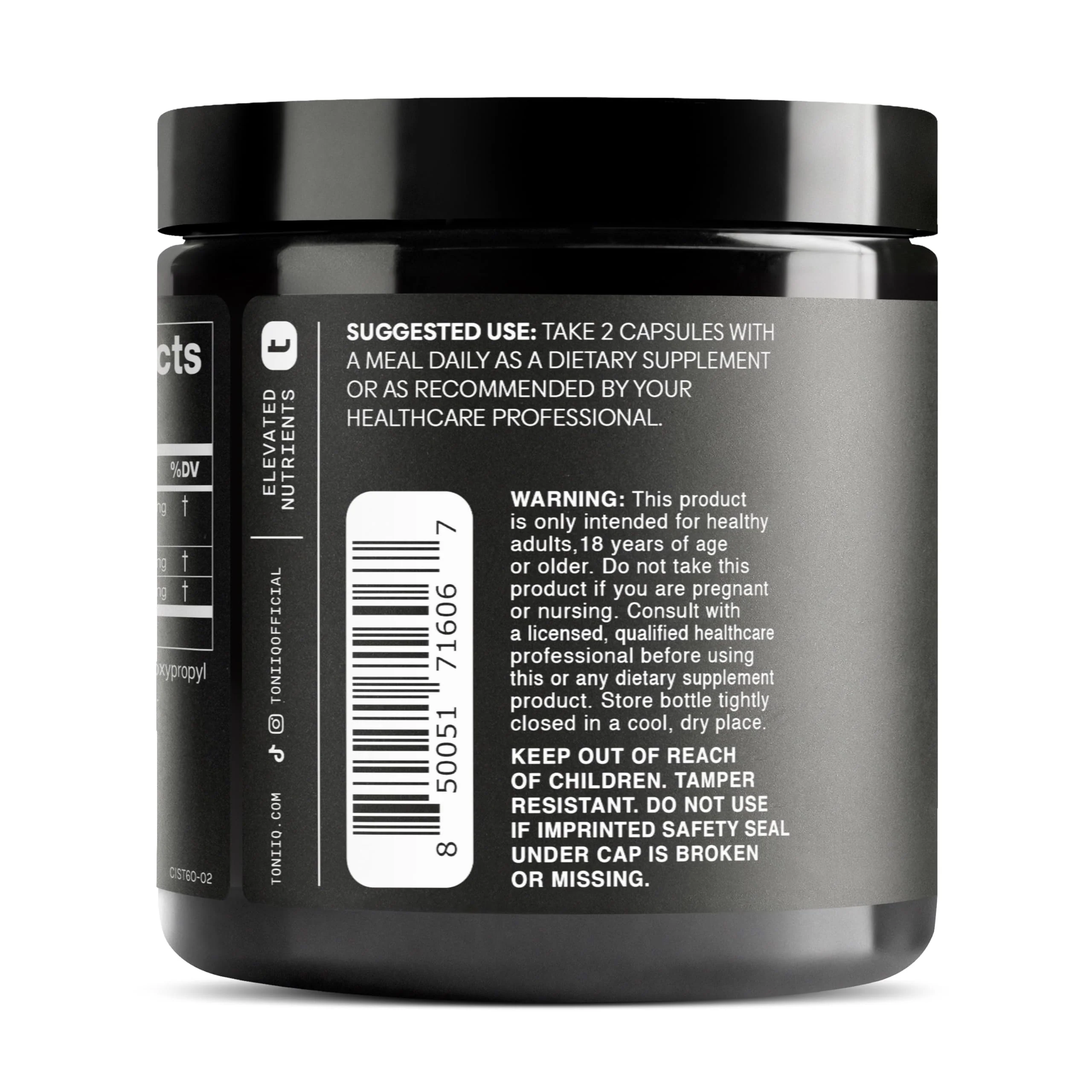 Toniiq Cistanche Tubulosa Extract - Ultra High Potency 10:1 Extract with 50% Echinacoside & 10% Verbascoside - Highly Concentrated - Third-Party Lab Tested - 60 Capsules - Image 2