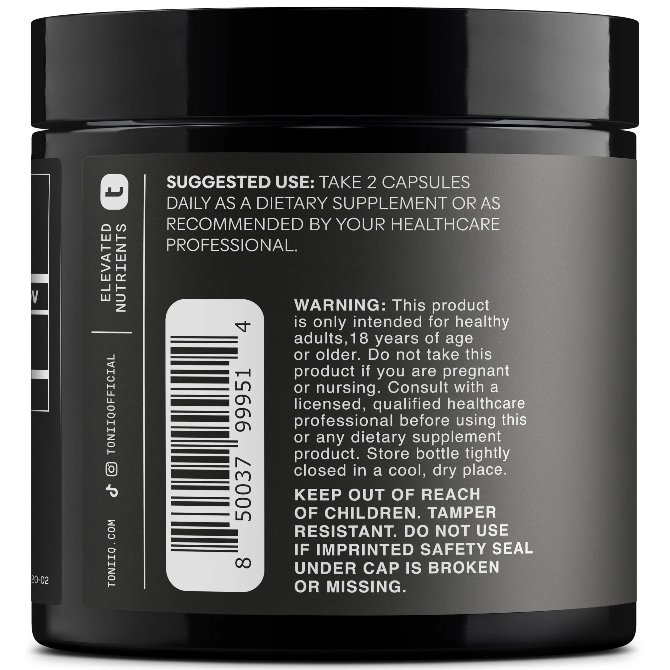 Toniiq Fadogia Agrestis - Ultra High Potency 30:1 Extract - 1200mg Per Serving - Highly Concentrated - Third-Party Lab Tested - 120 Capsules - Image 10