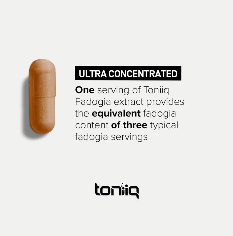 Toniiq Fadogia Agrestis - Ultra High Potency 30:1 Extract - 1200mg Per Serving - Highly Concentrated - Third-Party Lab Tested - 120 Capsules - Image 23