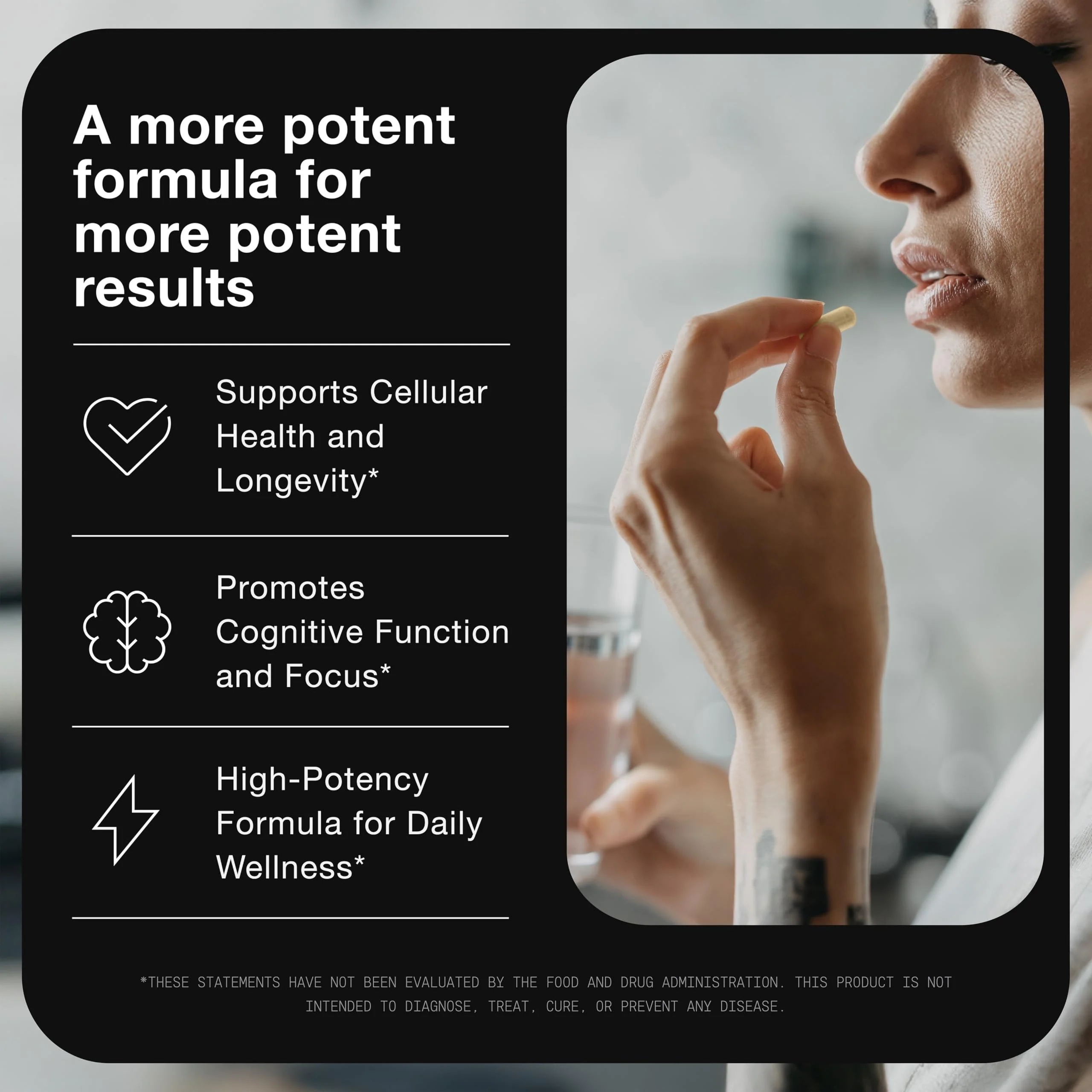 Toniiq Liposomal NAD+ and Resveratrol Supplement - 1500mg Ultra High Strength NAD Supplement - Clinically Studied Ingredients with Patented RiaGev-WS™, Resveratrol, and Niacin - 60 Capsules - Image 7