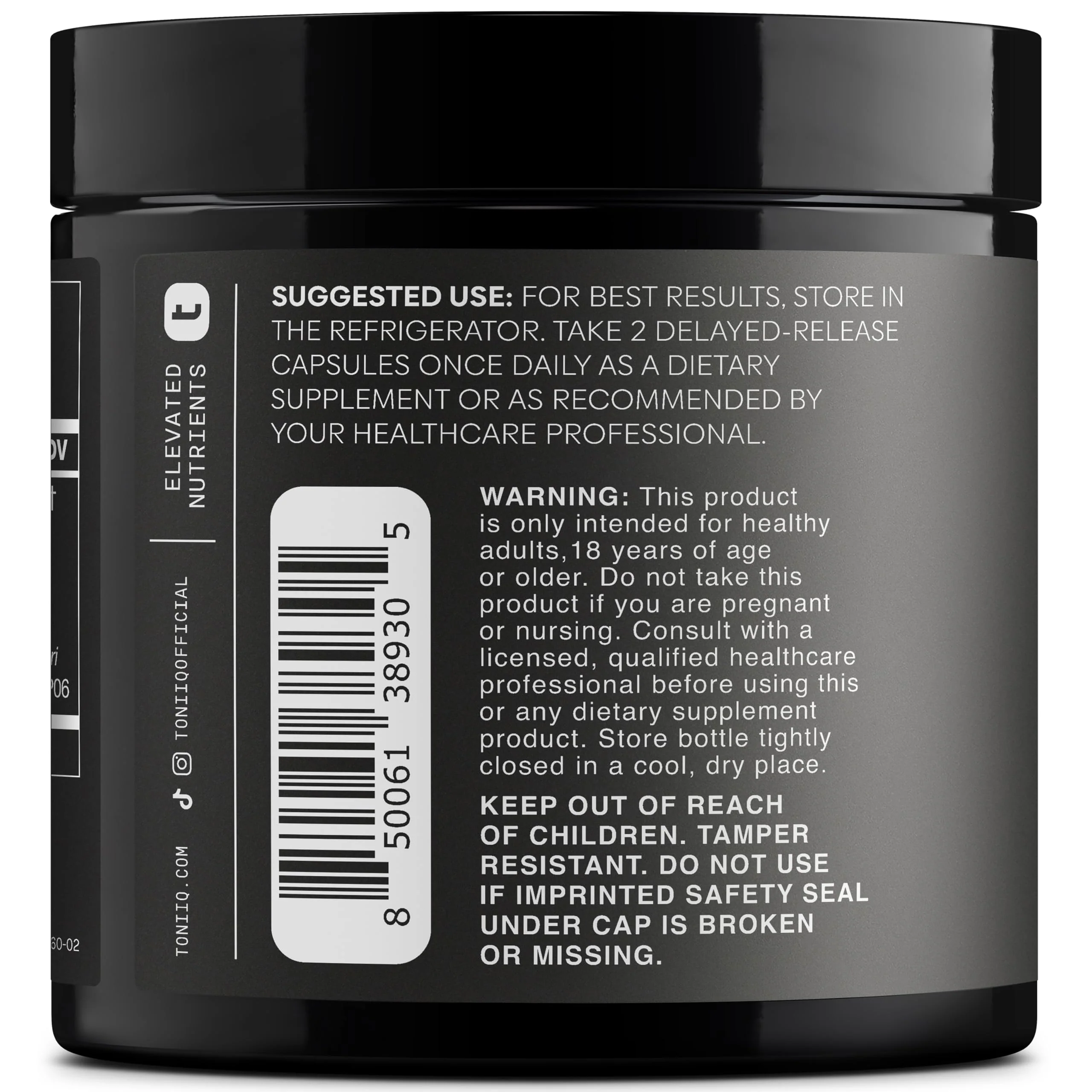 Toniiq Mens Probiotic with 20 Verified Strains – 200 Bilion CFU + 200mg FOS Prebiotic – Mens Probiotics for Gut Health - Cold-Chain & Delayed-Release – Lab-Tested Synbiotic Formula - Image 2