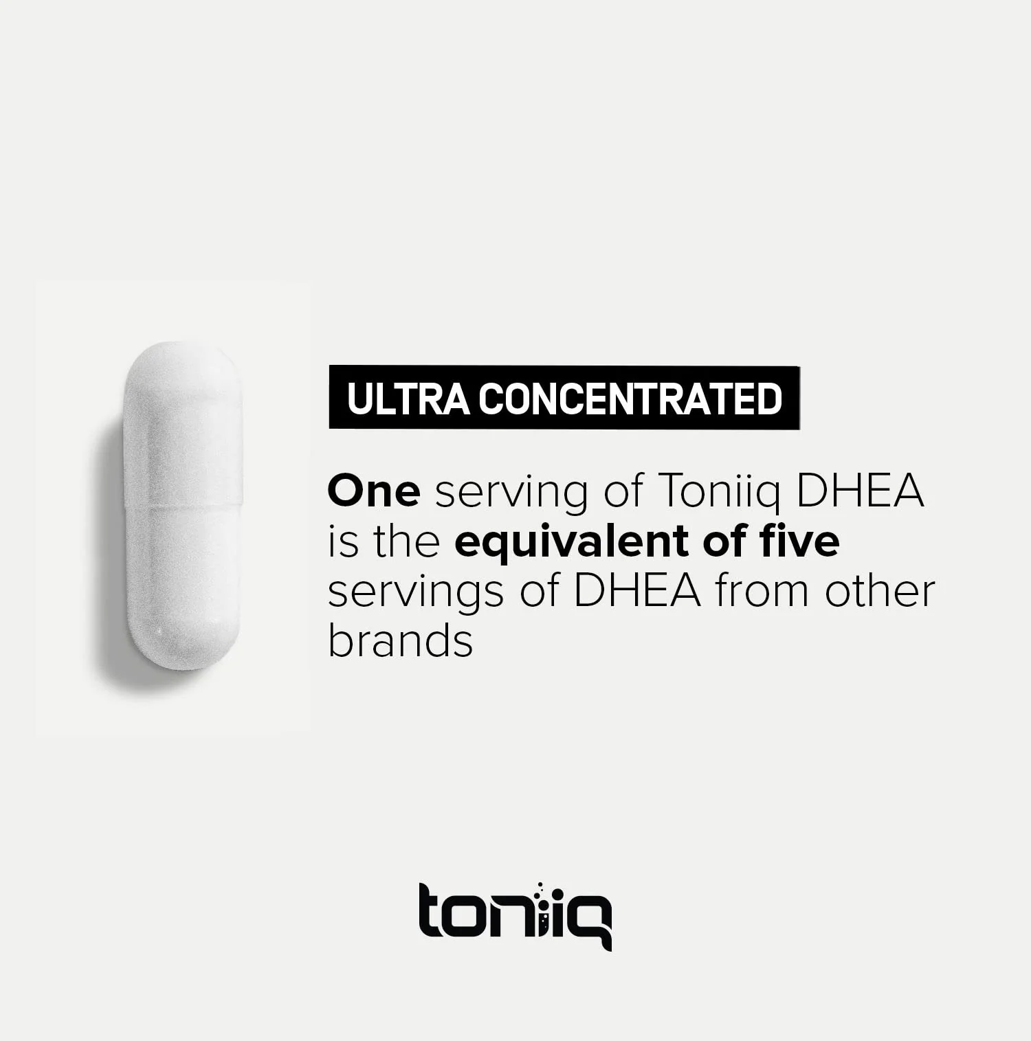 Toniiq Ultra High Strength DHEA 25mg Supplement for Men - 99%+ Highly Purified and Bioavailable Micronized DHEA Supplement for Women and Men - DHEA 25 mg - 180 Capsules - Image 6