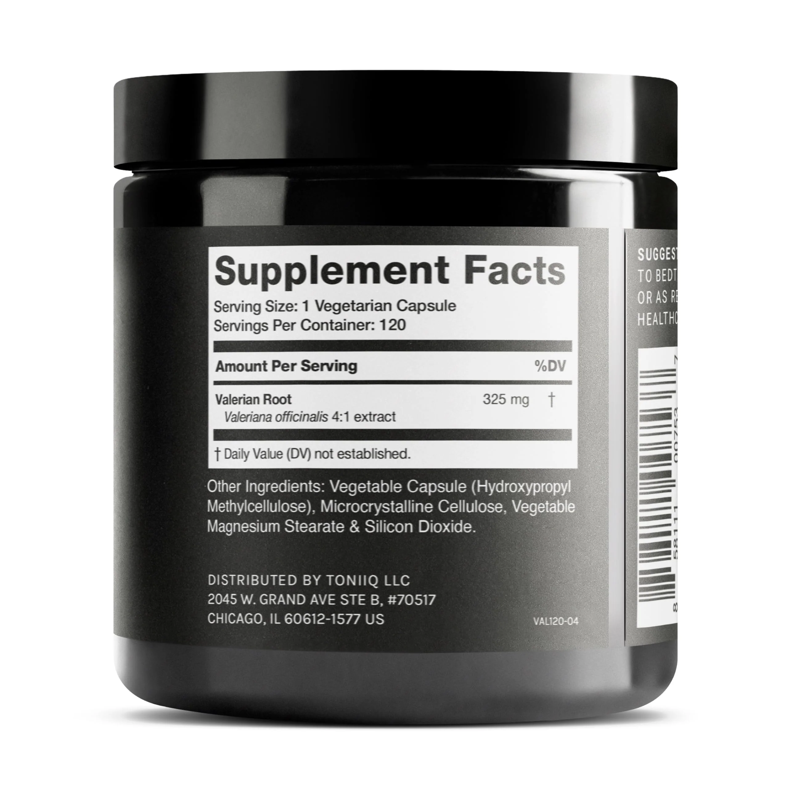 Toniiq Valerian Root Capsules - Ultra High Potency 4:1 Extract - Highly Concentrated - Third-Party Lab Tested - 120 Capsules - Image 8