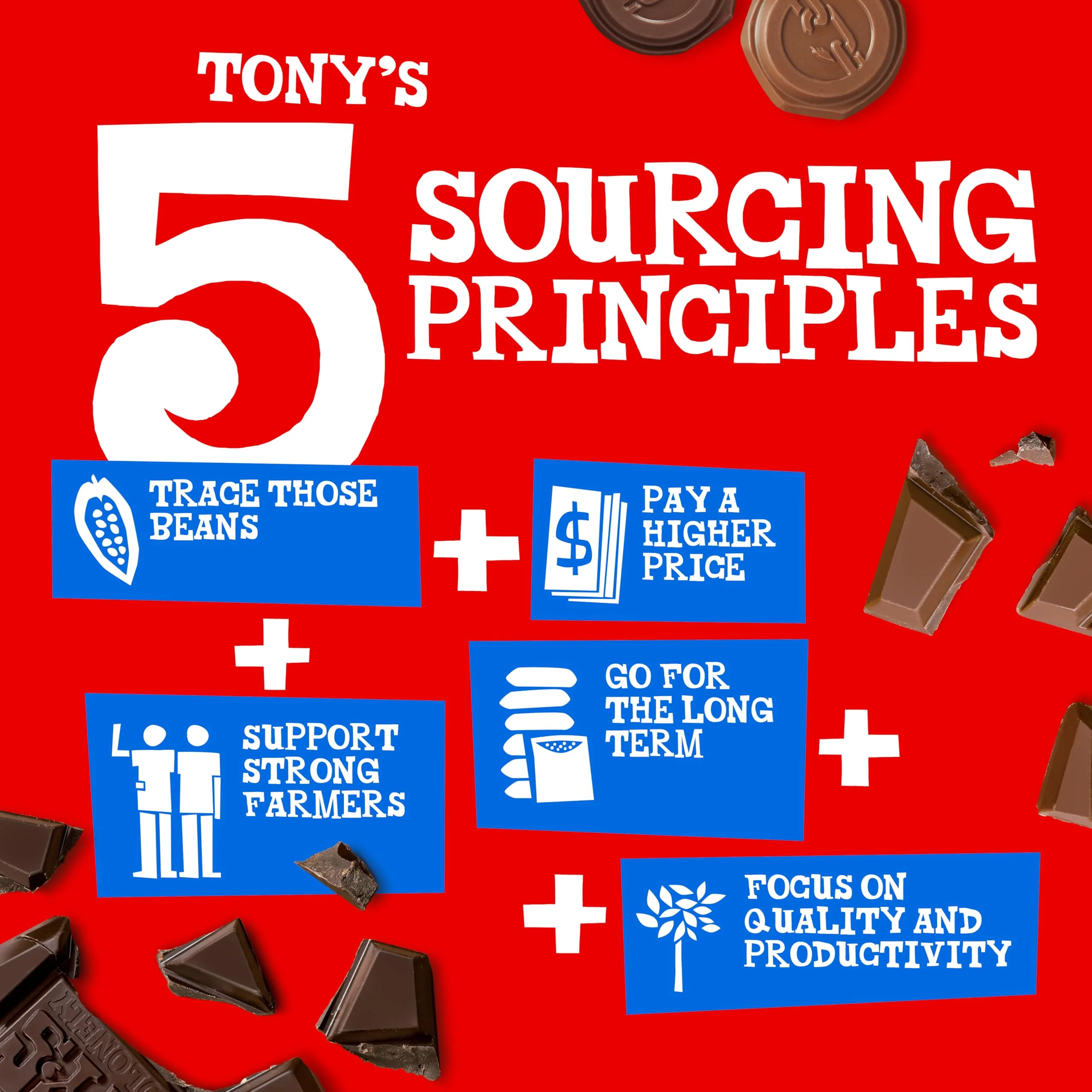 Tony's Chocolonely - Top 3 Milk Chocolate Bundle - Belgium Chocolate Bar, No Artificial Flavoring, Made From Fairtrade & B Corp Certified - 6.35 Oz, 6 Bars - Image 4