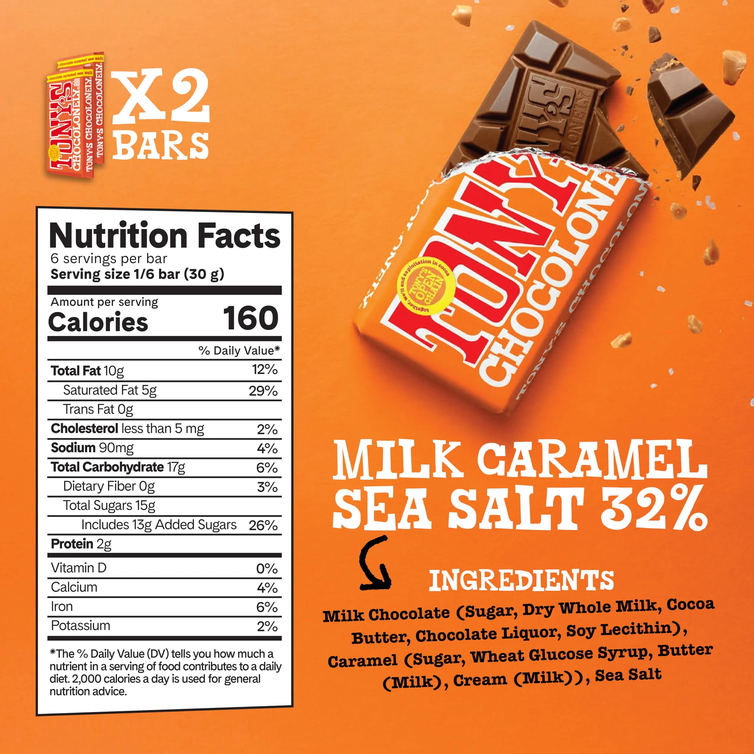 Tony's Chocolonely - Top 3 Milk Chocolate Bundle - Belgium Chocolate Bar, No Artificial Flavoring, Made From Fairtrade & B Corp Certified - 6.35 Oz, 6 Bars - Image 7