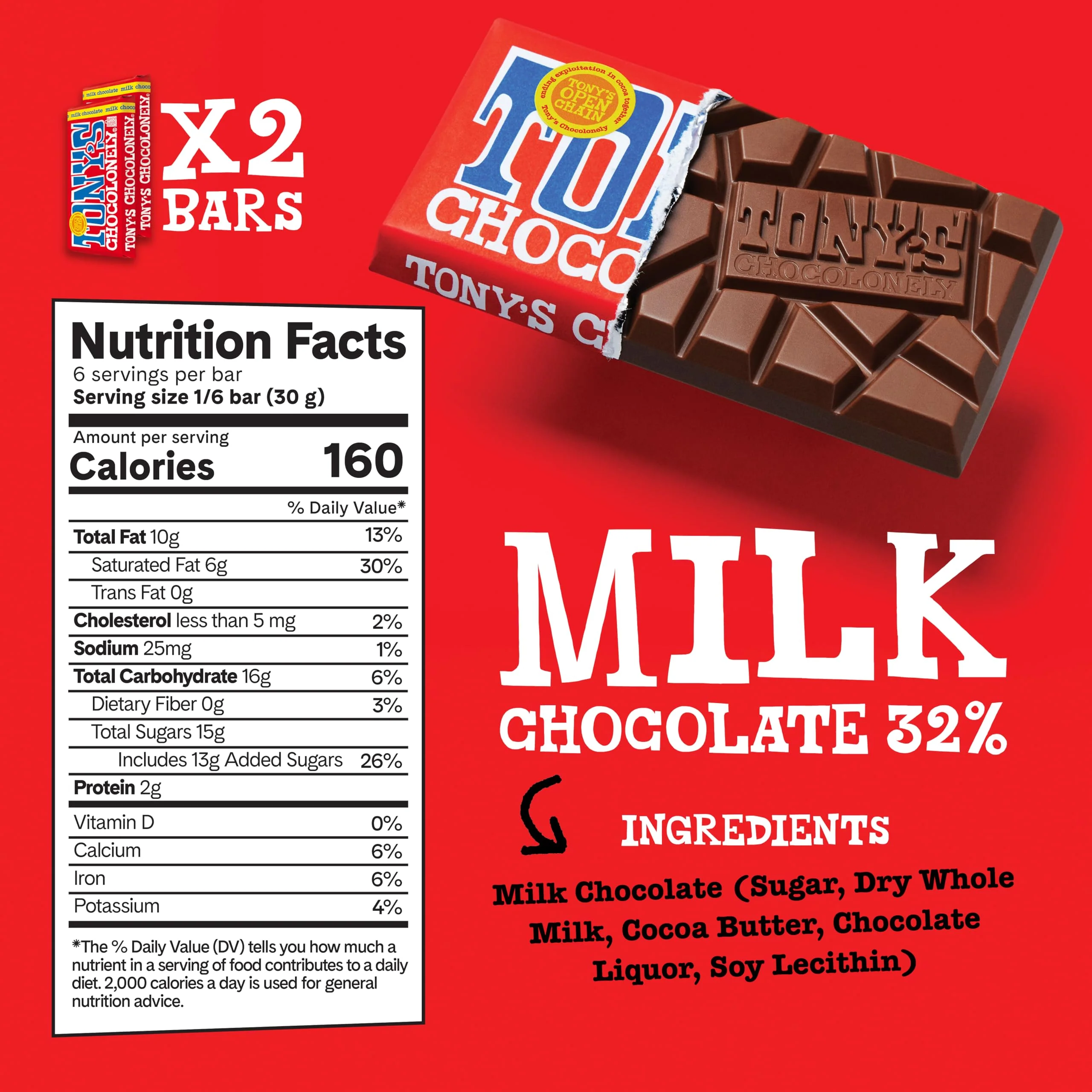 Tony's Chocolonely - Top 3 Milk Chocolate Bundle - Belgium Chocolate Bar, No Artificial Flavoring, Made From Fairtrade & B Corp Certified - 6.35 Oz, 6 Bars - Image 8