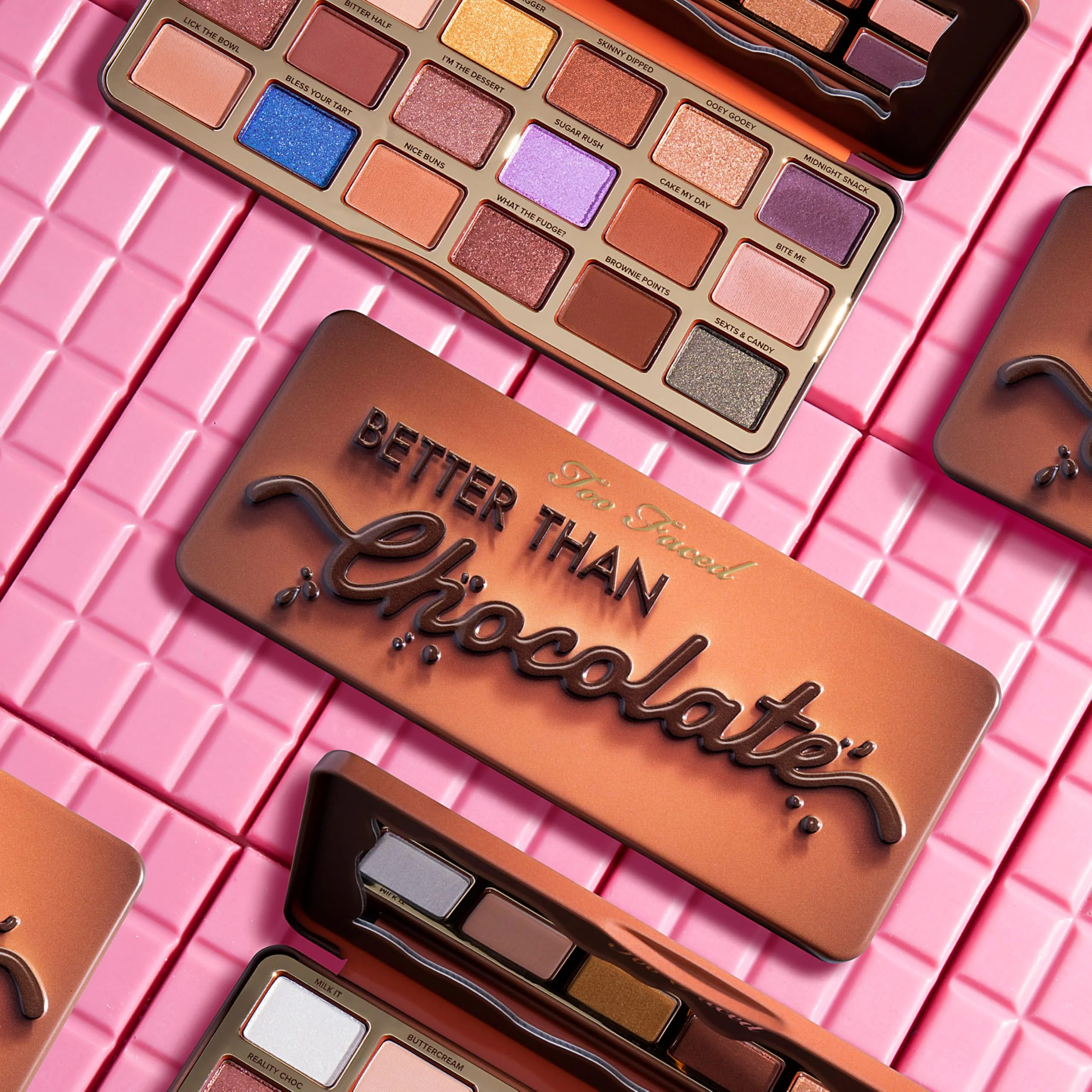 Too Faced Better Than Chocolate Eyeshadow Makeup Palette | High Pigment, Shimmer + Matte, 0.7 Ounce - Image 4