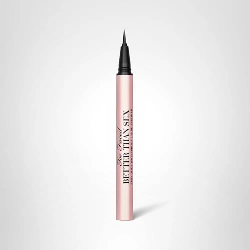Too Faced Better Than Sex Easy Glide Liquid Eyeliner | Flake & Waterproof Liquid Eyeliner For Intense Pigment, 0.02 Fl Oz, Black - Image 2