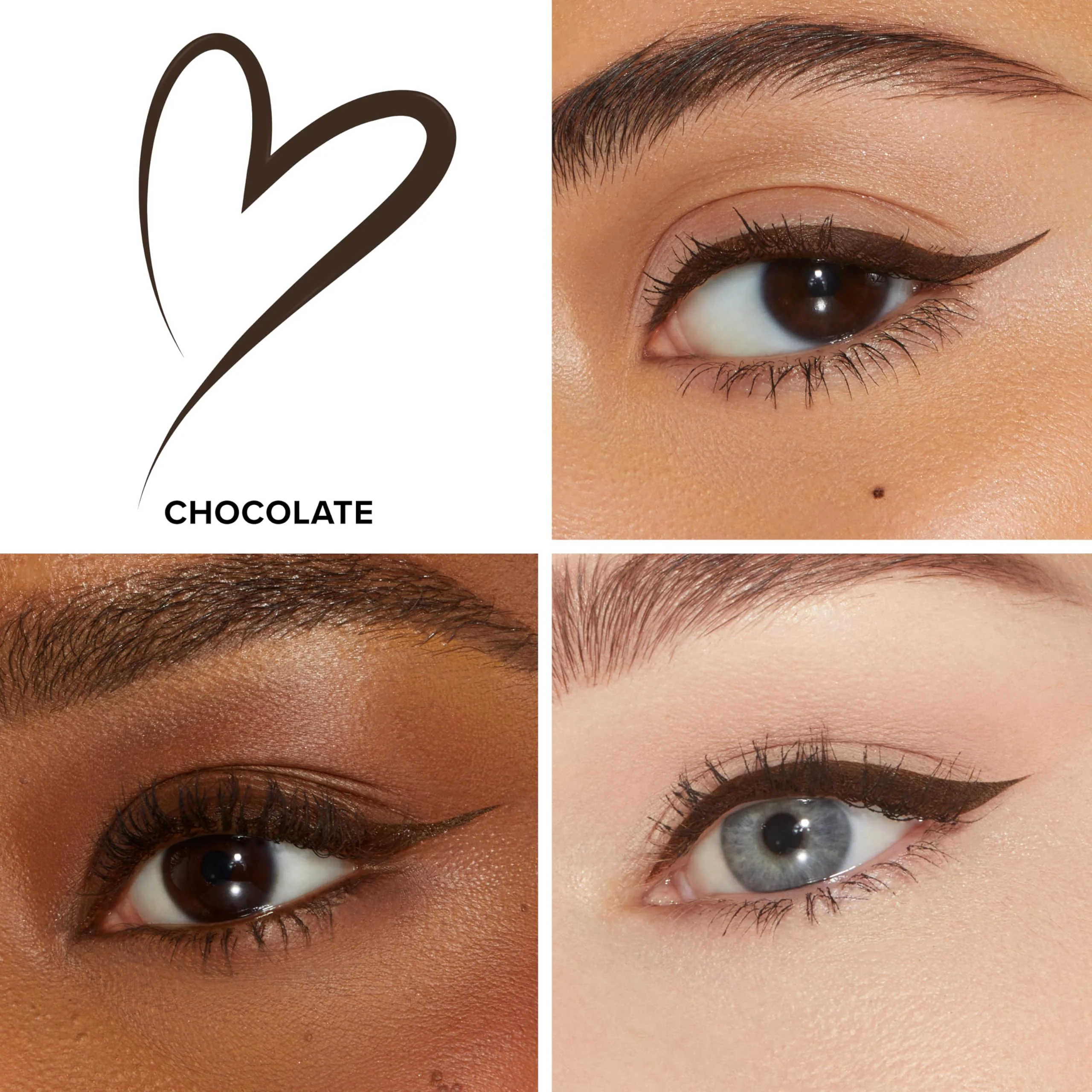 Too Faced Better Than Sex Easy Glide Liquid Eyeliner | Flake & Waterproof Liquid Eyeliner For Intense Pigment, 0.02 Fl Oz, Chocolate Brown - Image 4