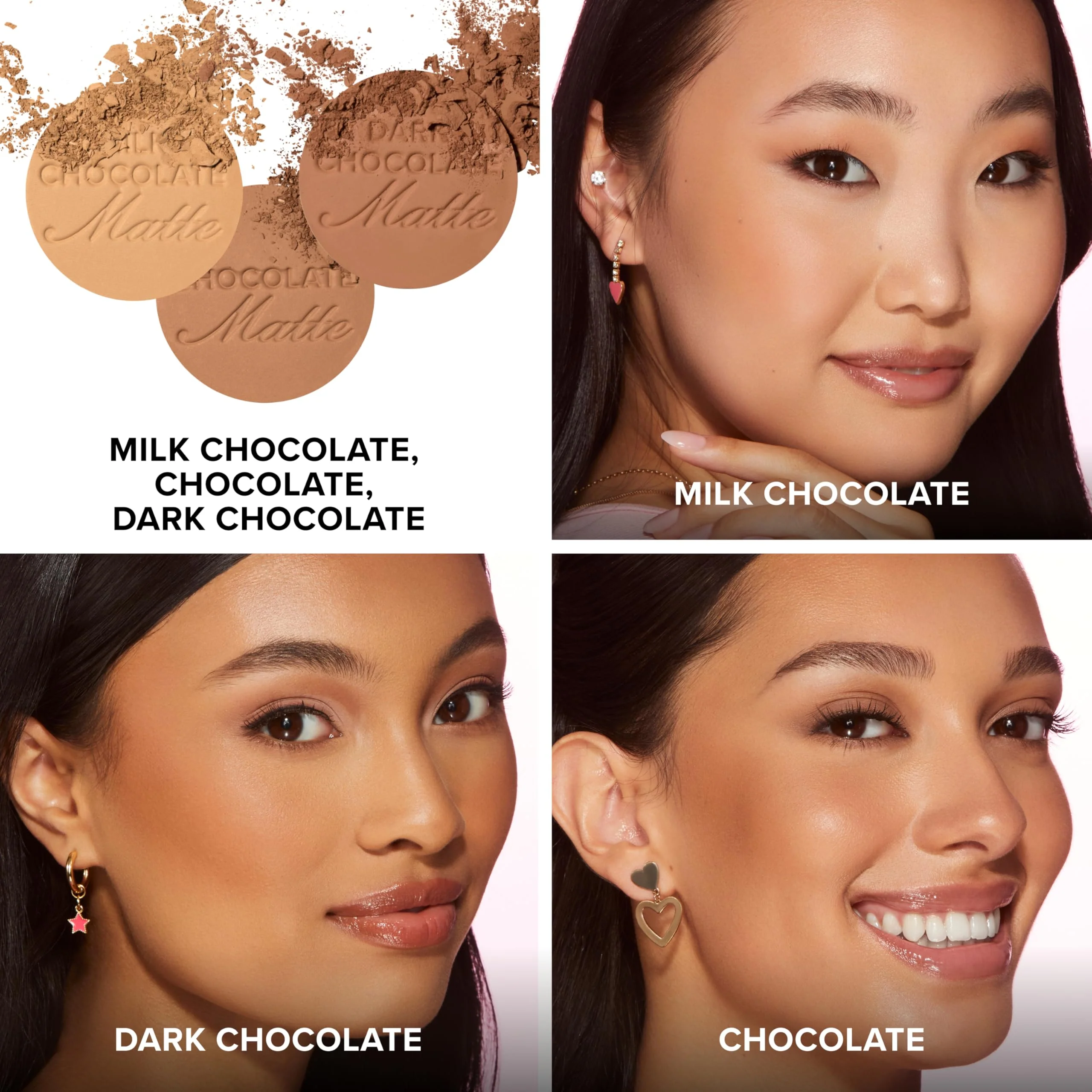 Too Faced Chocolate Soleil Matte Bronzer | Long Lasting + Cruelty Free with a Matte Finish, 0.28 Ounce, Dark Chocolate - Image 5