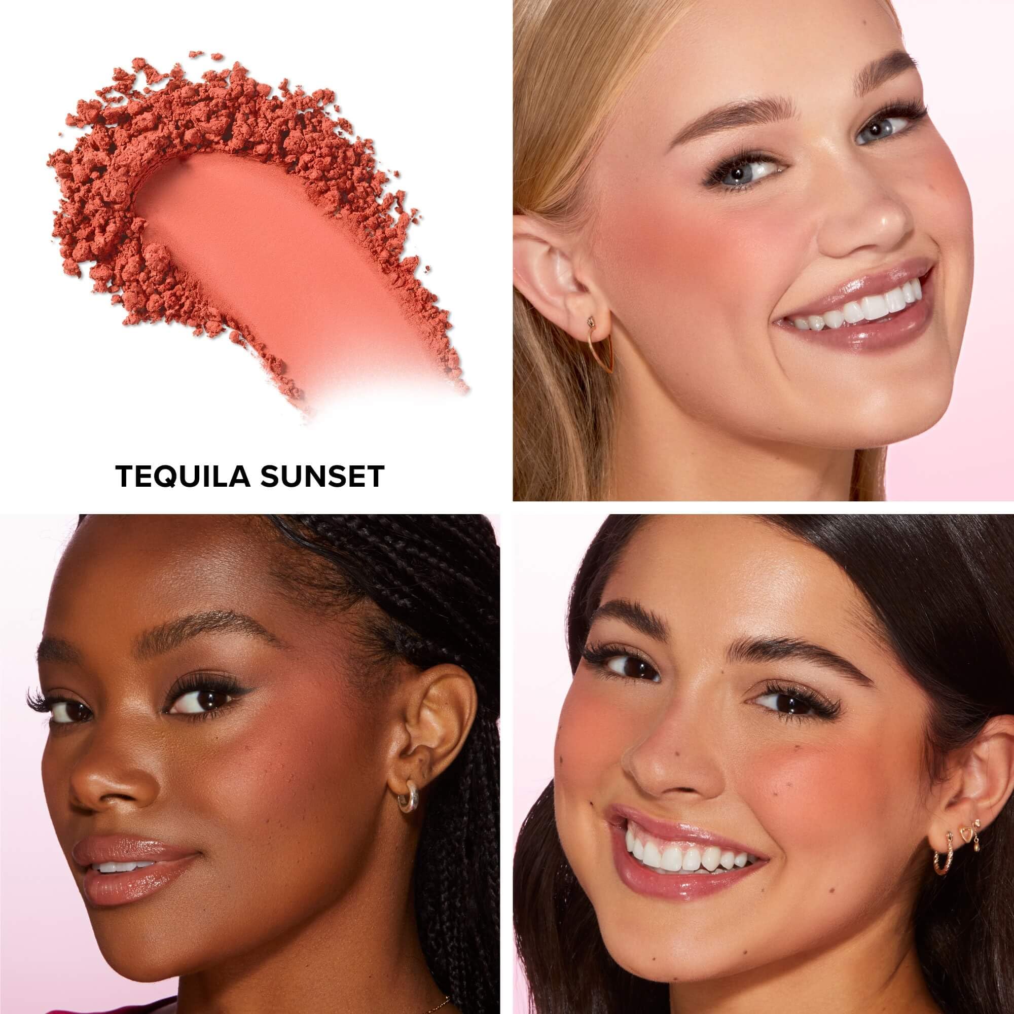 Too Faced Cloud Crush Blurring Blush | Velvety, Blendable, High Pigment Powder Blush for Cheeks, 0.17 Ounce, Tequila Sunset - Image 9