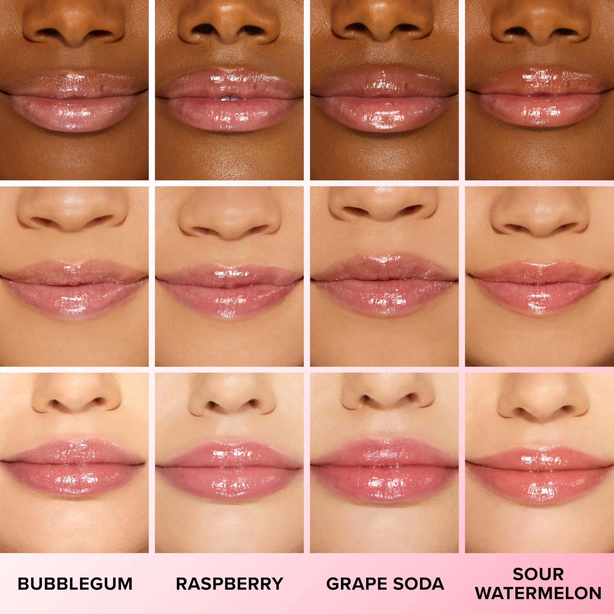 Too Faced Kissing Jelly Lip Oil + Gloss | Hydrating Lip Serum Treatment with Jojoba Oil for Instant Moisture and Glossy Shine, 0.15 Fl Oz, Peach Rings - Image 8