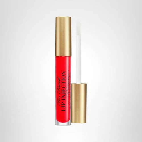Too Faced Lip Injection Extreme Lip Plumper Gloss | Hydrating, Glossy, & Helps Volume Appear Fuller Over Time, 0.14 Fl Oz, Strawberry Kiss - Image 2