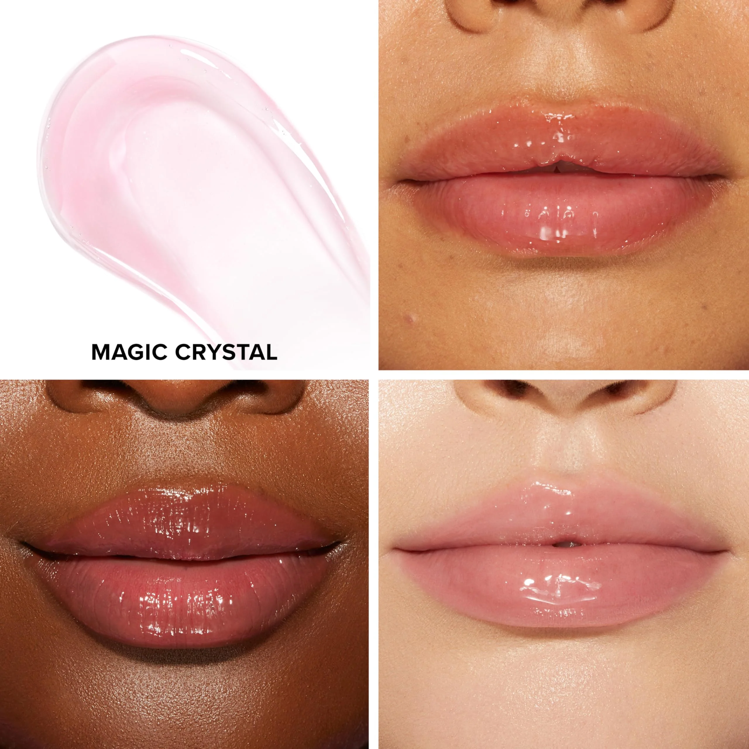 Too Faced Lip Injection Maximum Plump Extra Strength Lip Plumper Gloss | Hydrating, Volumizing, + Plumping, 0.14 Fl Oz, Magic Crystal (Sheer Ballet Pink) - Image 9