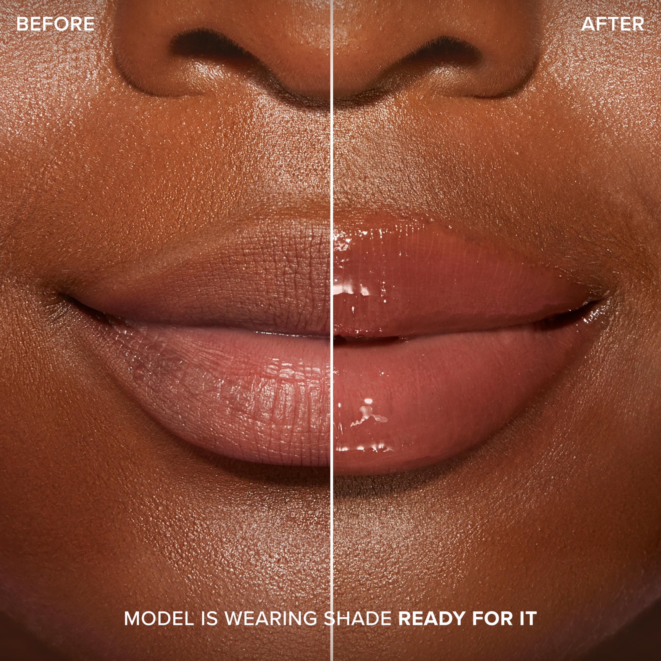 Too Faced Lip Injection Maximum Plump Extra Strength Lip Plumper Gloss | Hydrating, Volumizing, + Plumping, 0.14 Fl Oz, Ready For It (Midtone Nude) - Image 3
