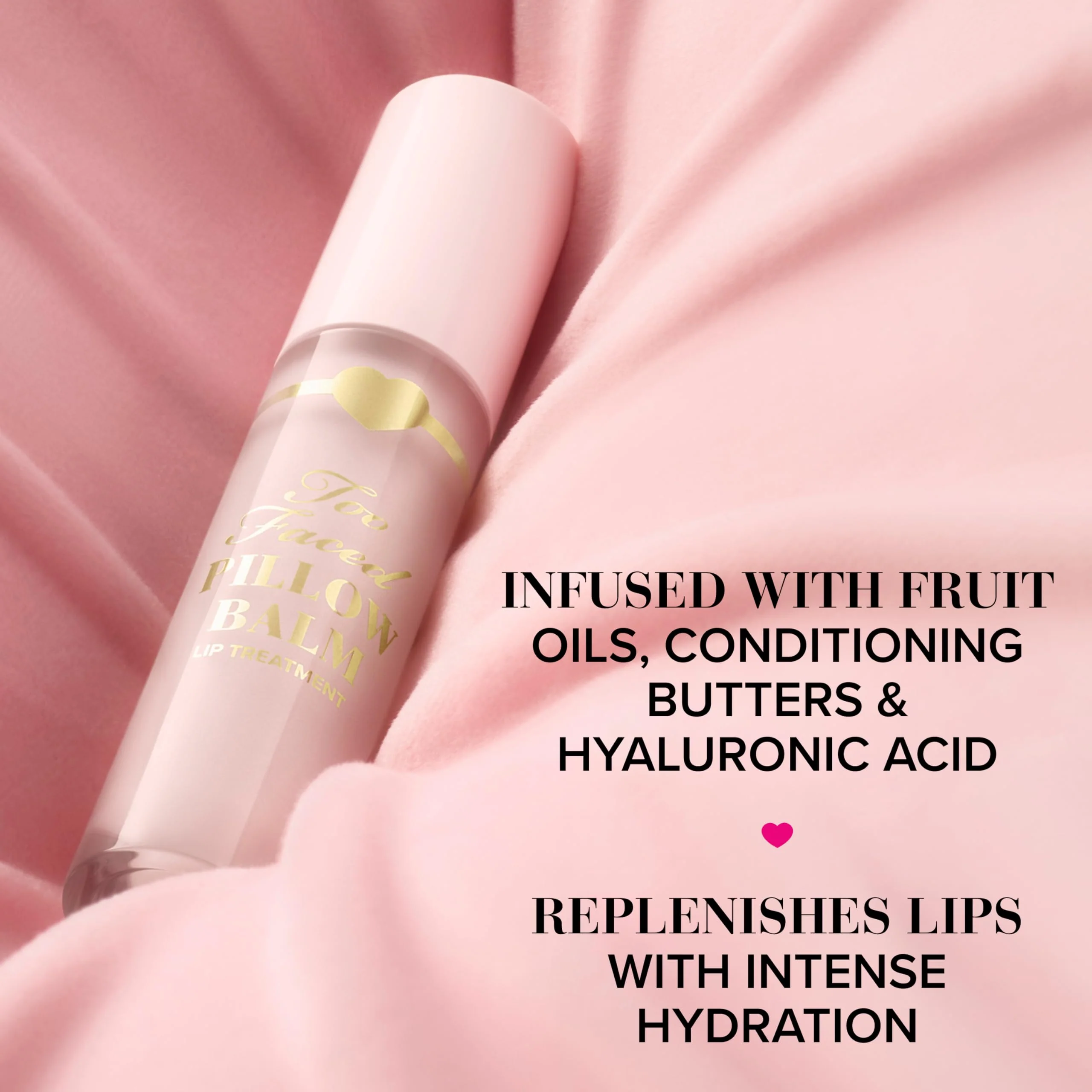 Too Faced Pillow Balm Ultra-Hydrating Lip Treatment | Liquid Lip Balm that Replenishes Lips with Hyaluronic Acid, 0.2 Fl Oz, Pineapple Kiss - Image 5