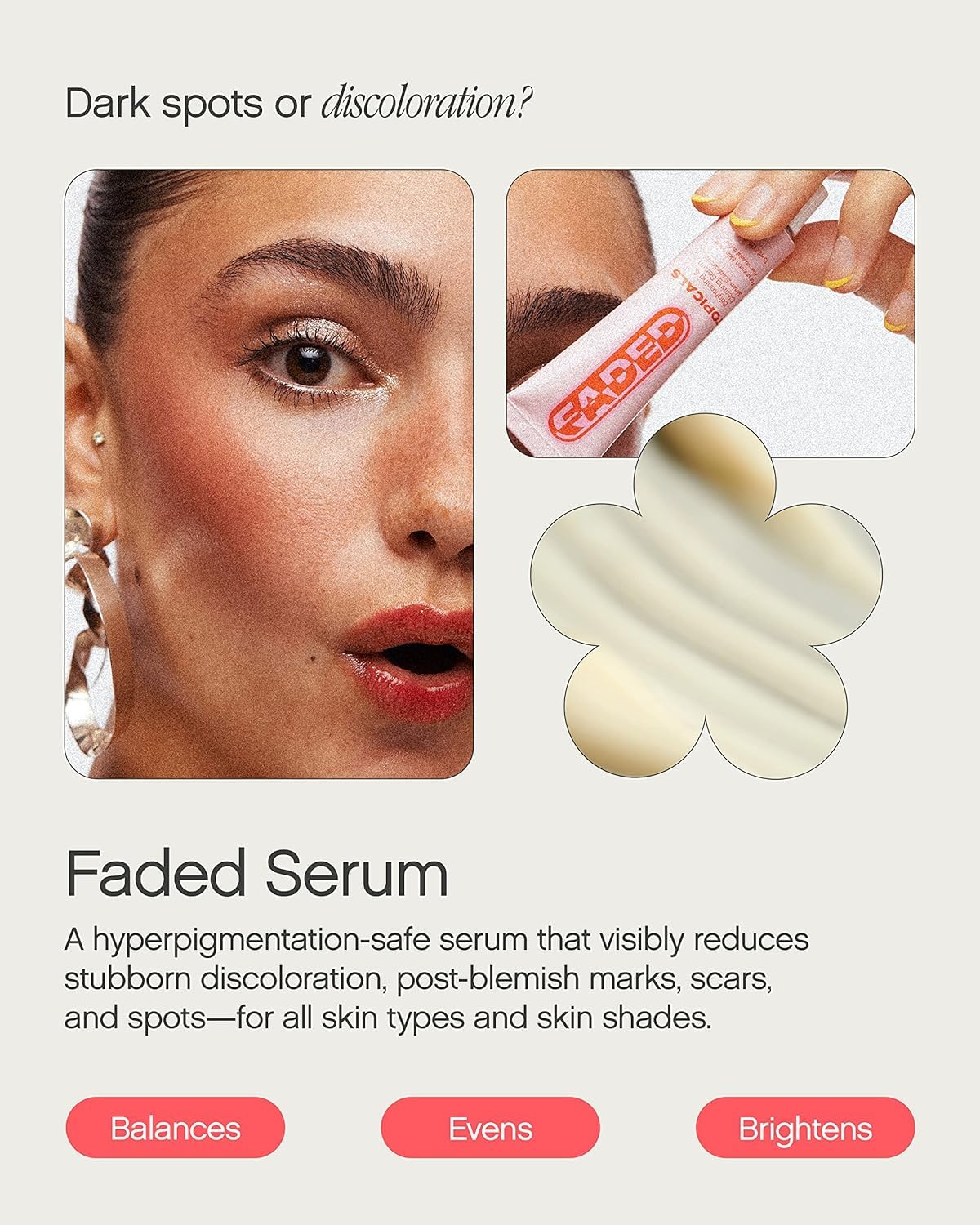 Topicals Faded Brightening and Clearing Serum | Reduces Discoloration, Post-Blemish Marks, Scars and Spots | Contains Kojic Acid and Niacinamide | Dermatologist-tested, Vegan, Cruelty-Free (0.5 Fl Oz) - Image 16