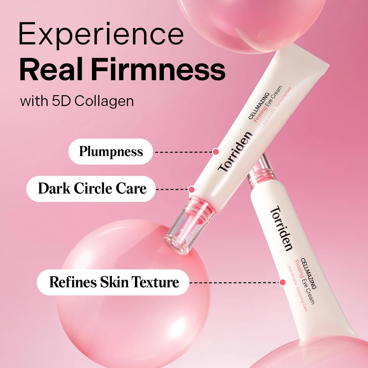 Torriden CELLMAZING Collagen Firming Eye Cream 30ml (1.01 fl.oz) | Wrinkle Improvement and Dark Circles Care | 5D Collagen Complex, 4R Pure Retinol | Korean Skincare Eye Cream - Image 9