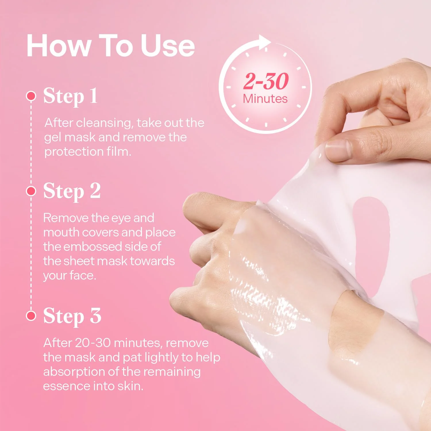 Torriden CELLMAZING Collagen Firming Gel Sheet Mask for Face Only (4 Pack) | Smoother, Firmer-Looking Skin with 5D Collagen Complex | Korean Facial Mask - Image 5