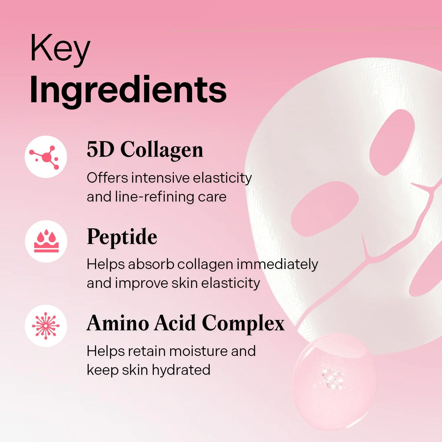 Torriden CELLMAZING Collagen Firming Gel Sheet Mask for Face Only (4 Pack) | Smoother, Firmer-Looking Skin with 5D Collagen Complex | Korean Facial Mask - Image 7