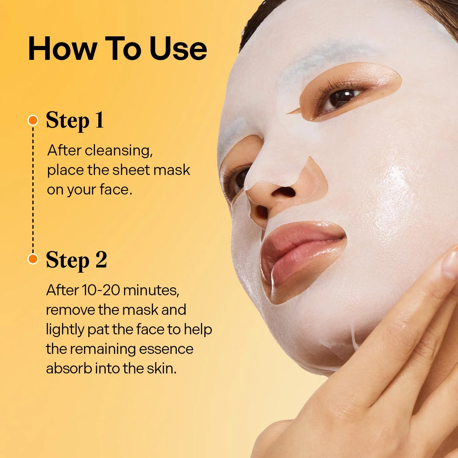 Torriden CELLMAZING Vita C Facial Mask (10 Sheets) | Radiance & Glow Boosting Korean Sheet Mask | Improving Overall Skin Tone | 5D Vitamin C + Niacinamide | Korean Face Mask - Image 5