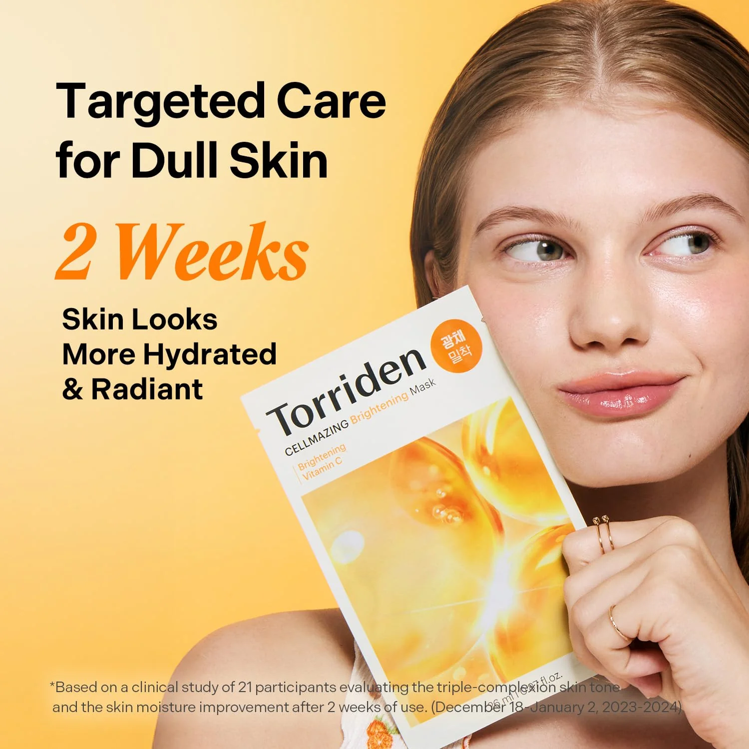 Torriden CELLMAZING Vita C Facial Mask (10 Sheets) | Radiance & Glow Boosting Korean Sheet Mask | Improving Overall Skin Tone | 5D Vitamin C + Niacinamide | Korean Face Mask - Image 6