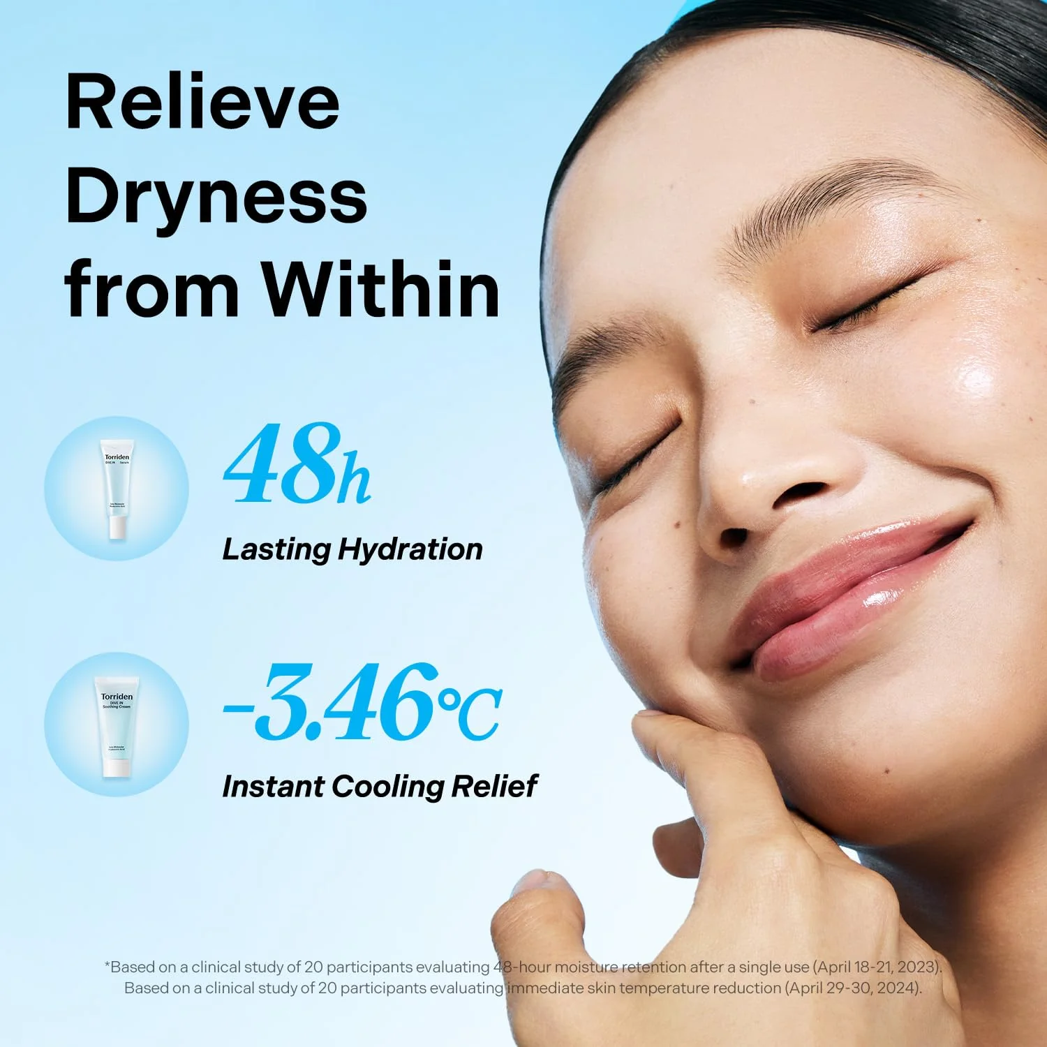 Torriden DIVE IN Trial Kit | Hyaluronic Acid Infused Daily Skincare Kit - 4 Step Regimen with Foam Cleanser, Facial Toner, Serum, and Cream | Travel Essential | Korean Skin Care Set - Image 6