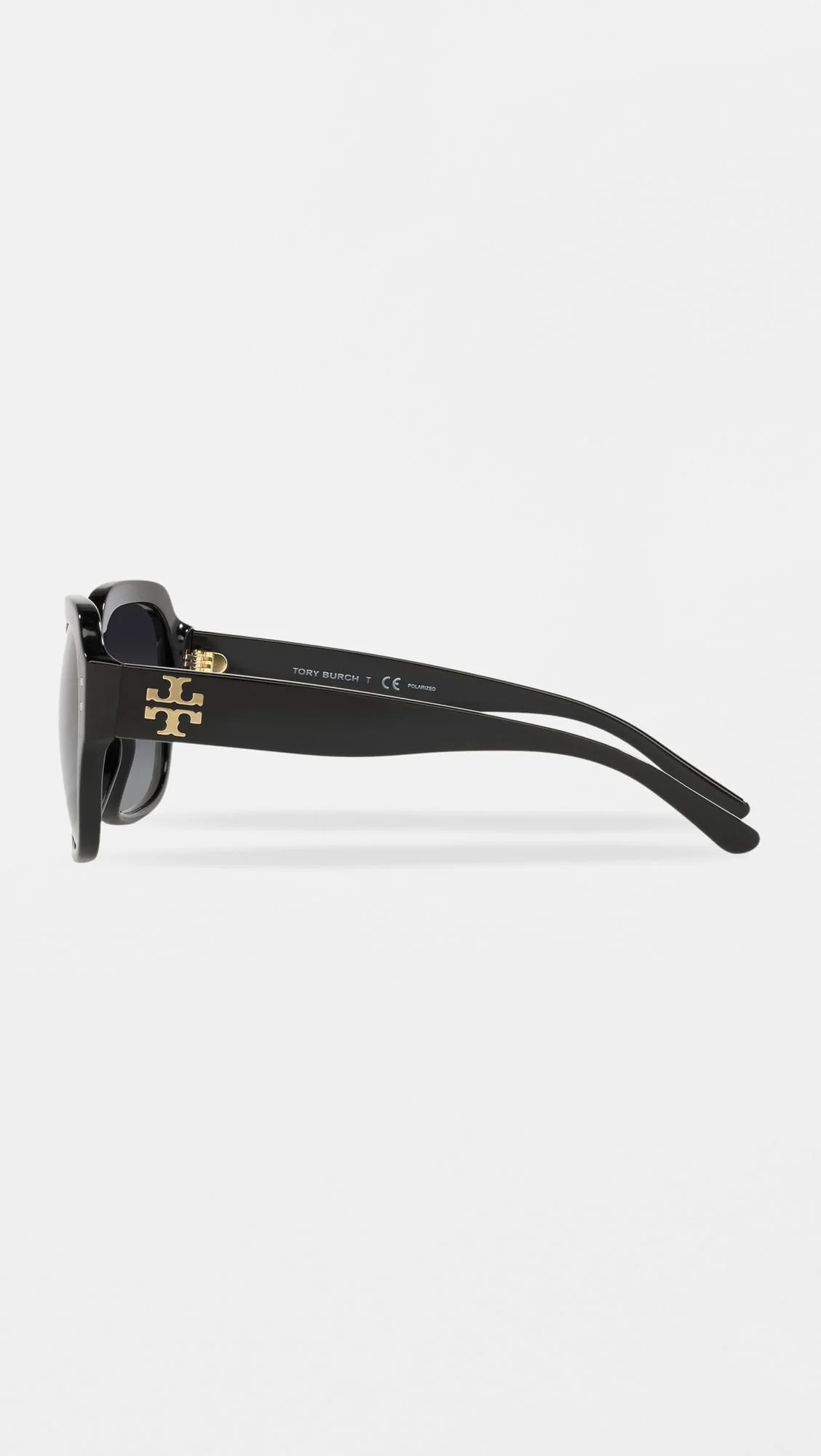Tory Burch TY7143U Women's Sunglasses Black/Grey Gradient Polar 56 - Image 2