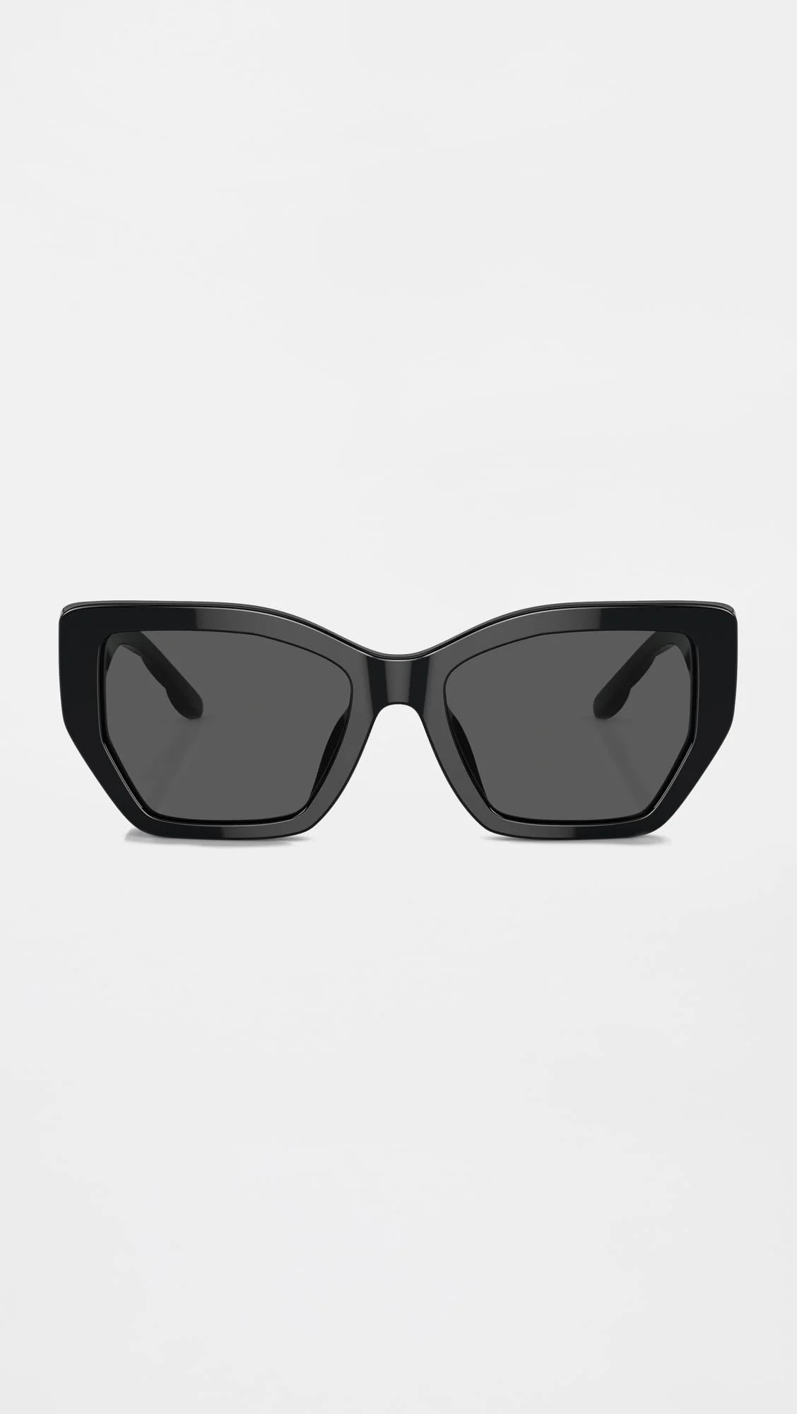 Tory Burch Women's Kira Irregular Sunglasses, Black, 53 - Image 4