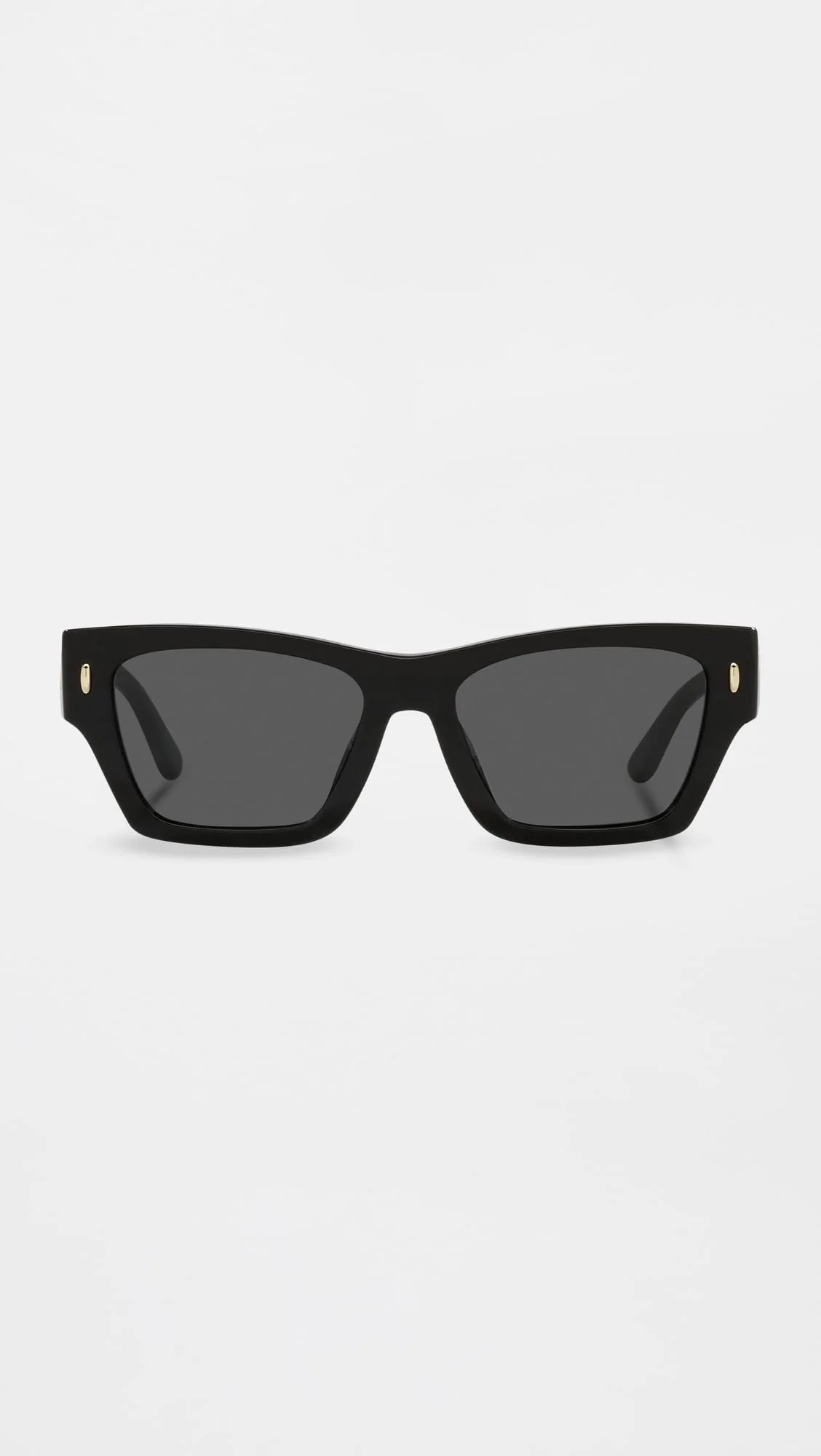 Tory Burch Women's Miller Rectangle Sunglasses, Black, 52mm - Image 3