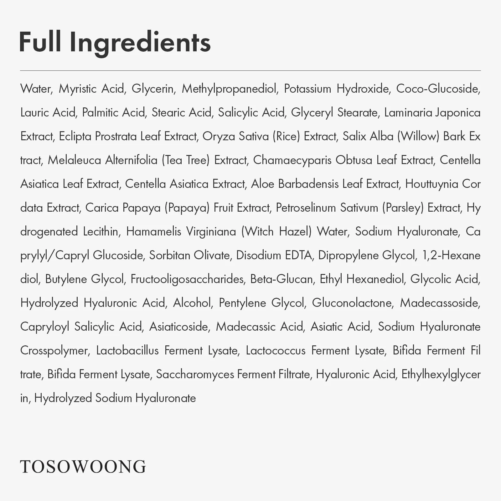 TOSOWOONG Salicylic Acid Foam Cleanser for Oily Skin, 18,000ppm Salicylic Acid, Deep Pore Cleansing, Face Wash For Breakouts, Exfoliating Cleanser, Korean Skin Care, 100ml, 3.38 fl. oz. - Image 2